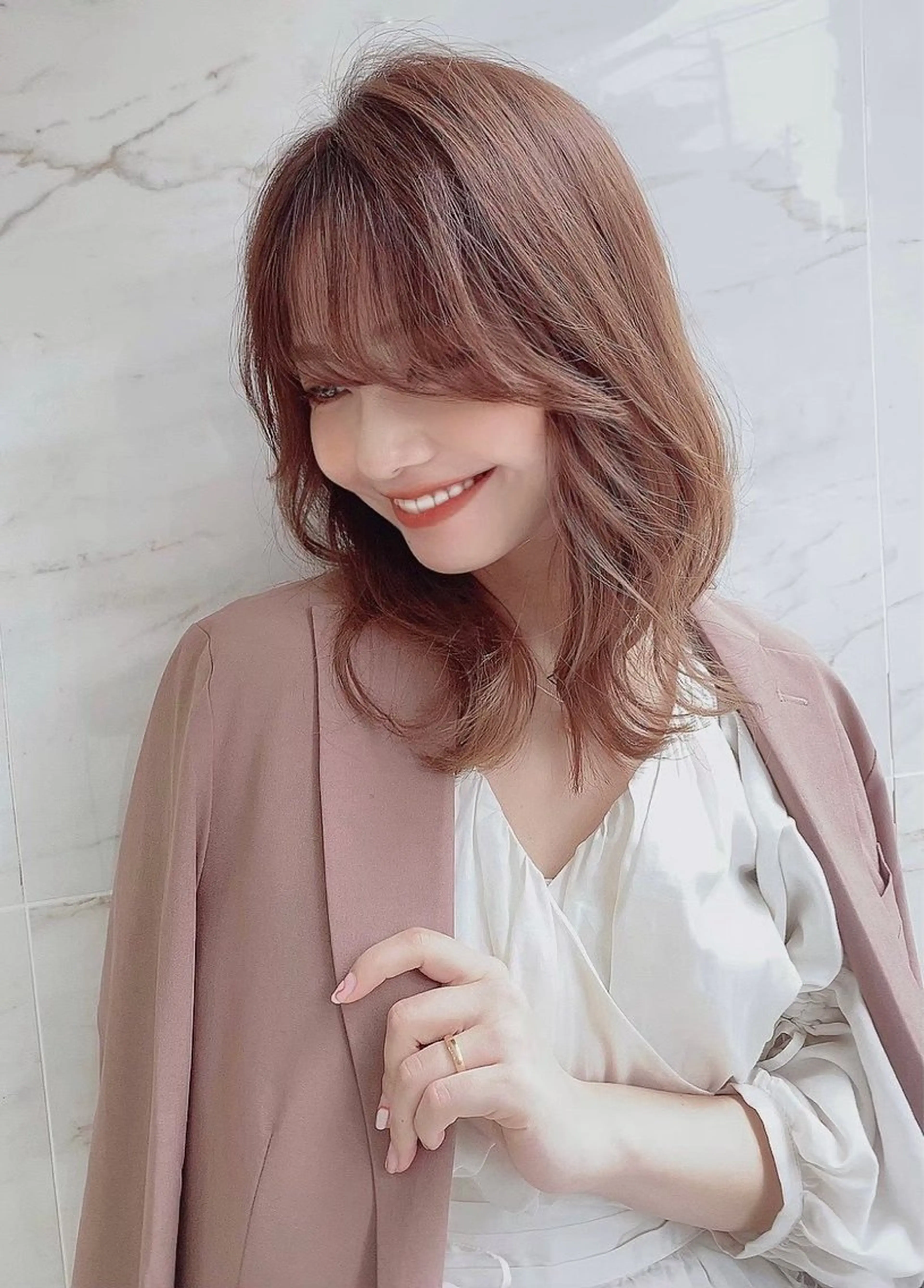 ミディアム ヘアアレンジ AsK豊中所属・AsK豊中 リヒトのヘアスタイル