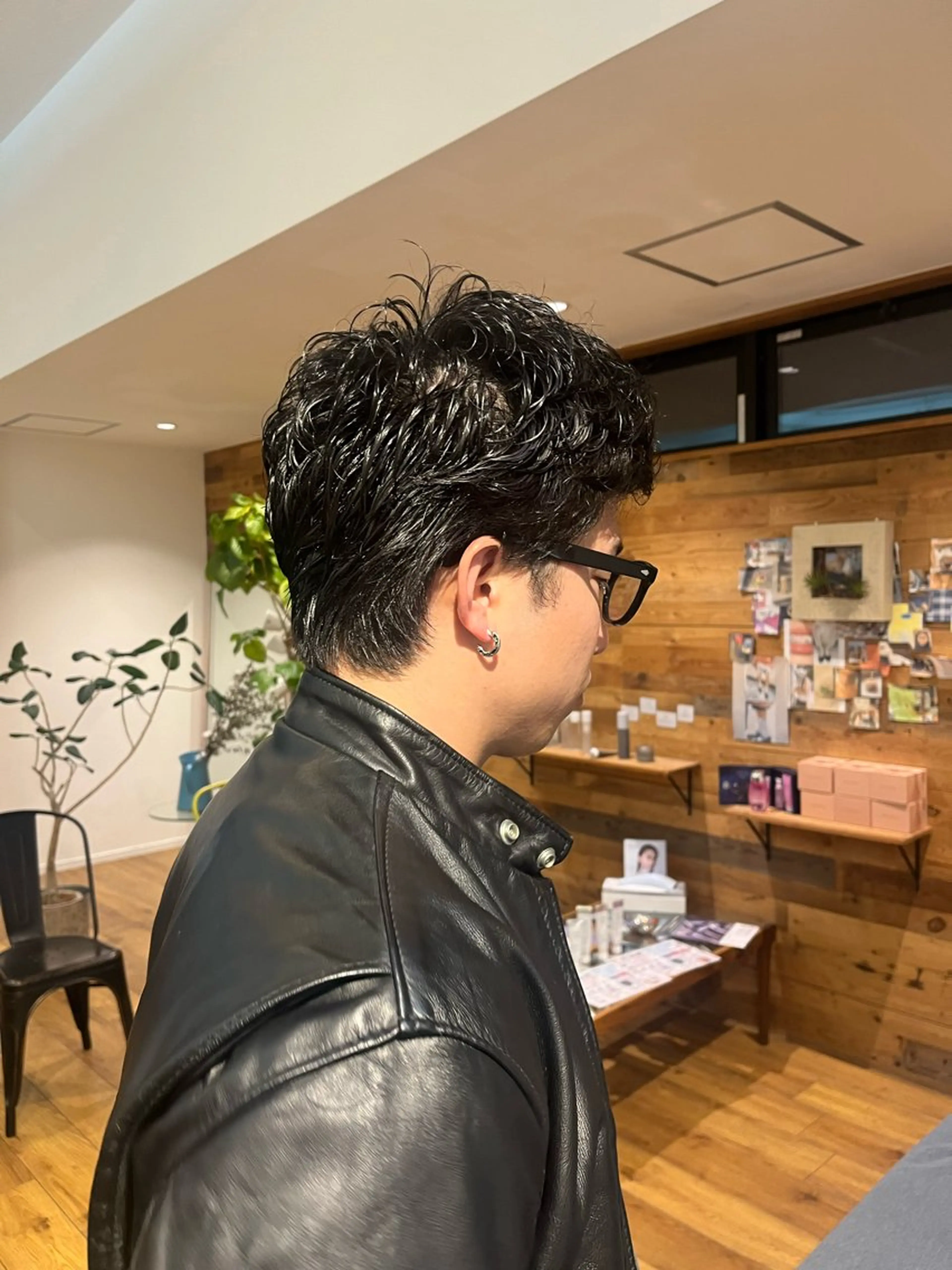 パーマ メンズ 中村 彩奈のヘアスタイル