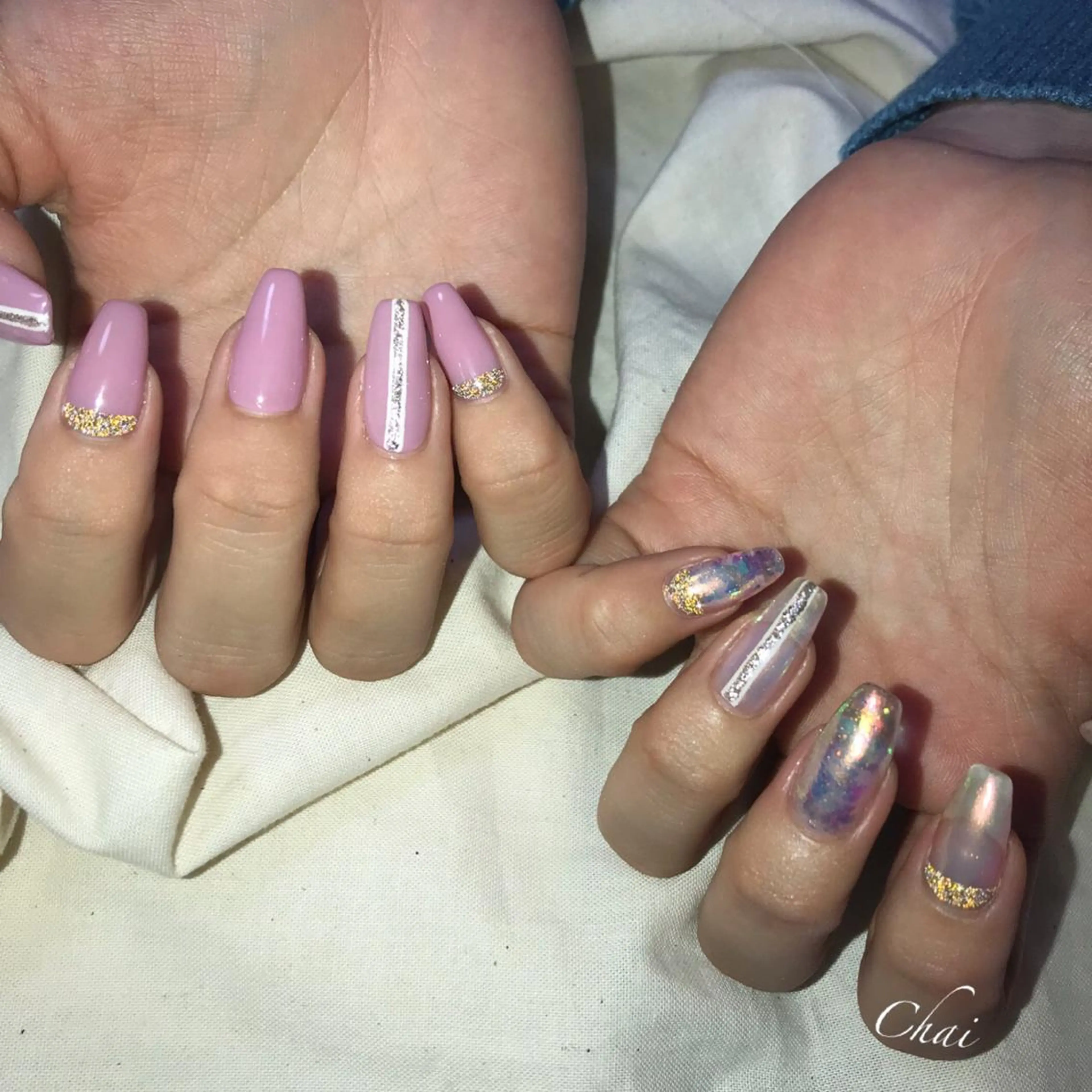 ネイル フラッシュネイル ハンドネイル 💅 Ai.のネイルデザイン