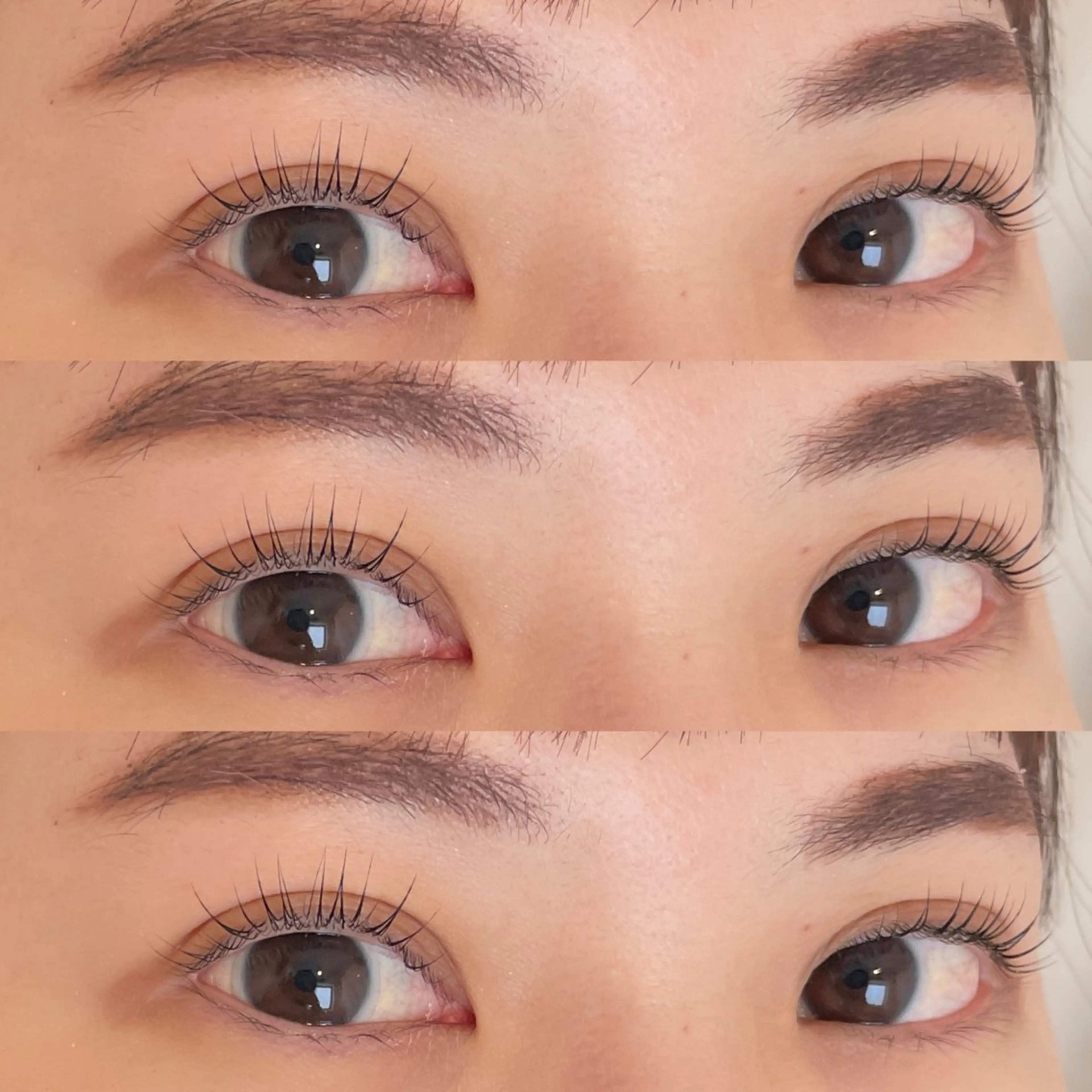 マツエク・マツパ ナチュラル パリジェンヌラッシュリフト まつげパーマ 一重×まつ毛パーマ 表参道eyelist KONOMIのマツエク・マツパデザイン