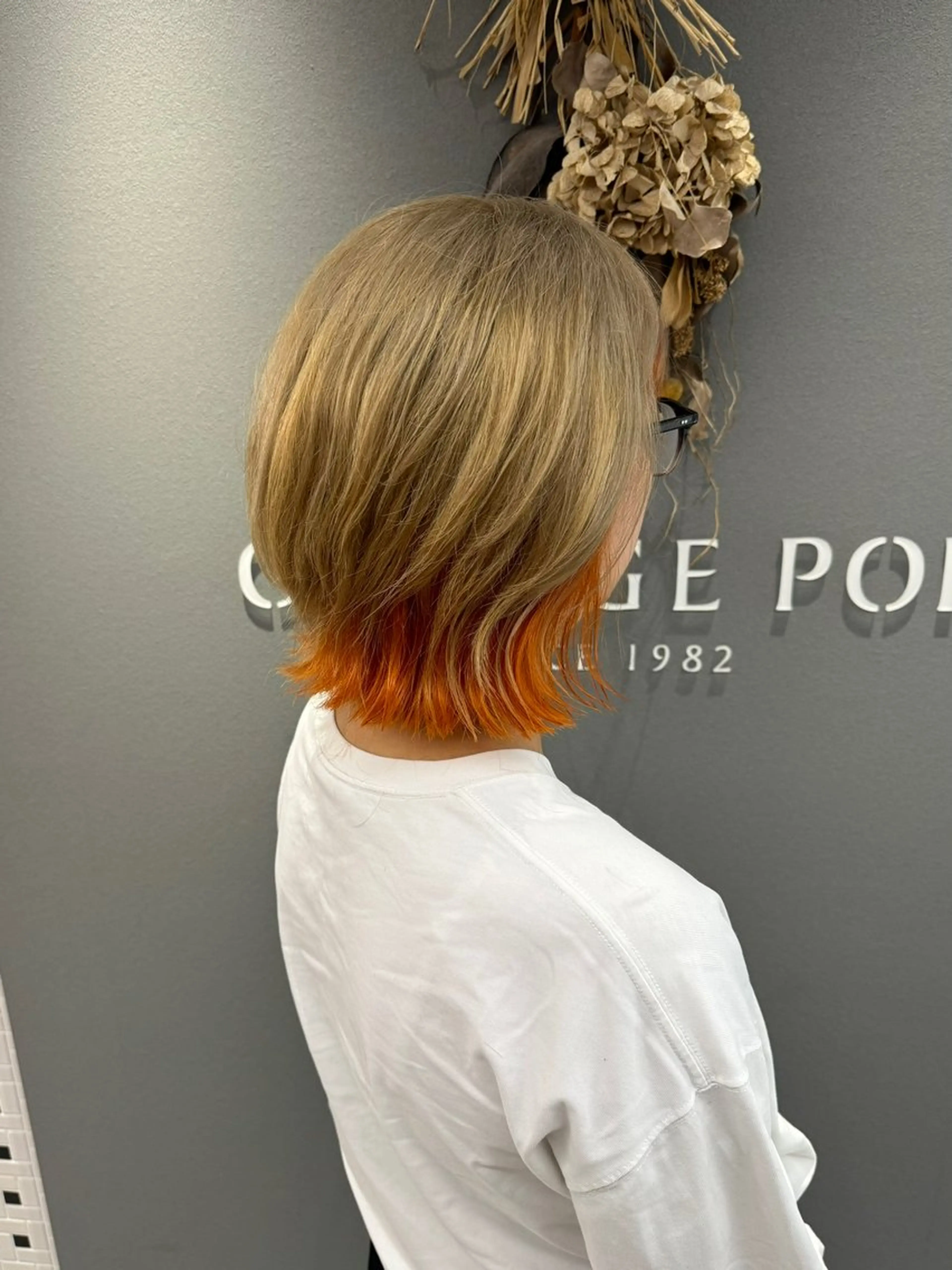 ミディアム カラー 巻ける美髪矯正/ 韓国ヘア/yutaのヘアスタイル