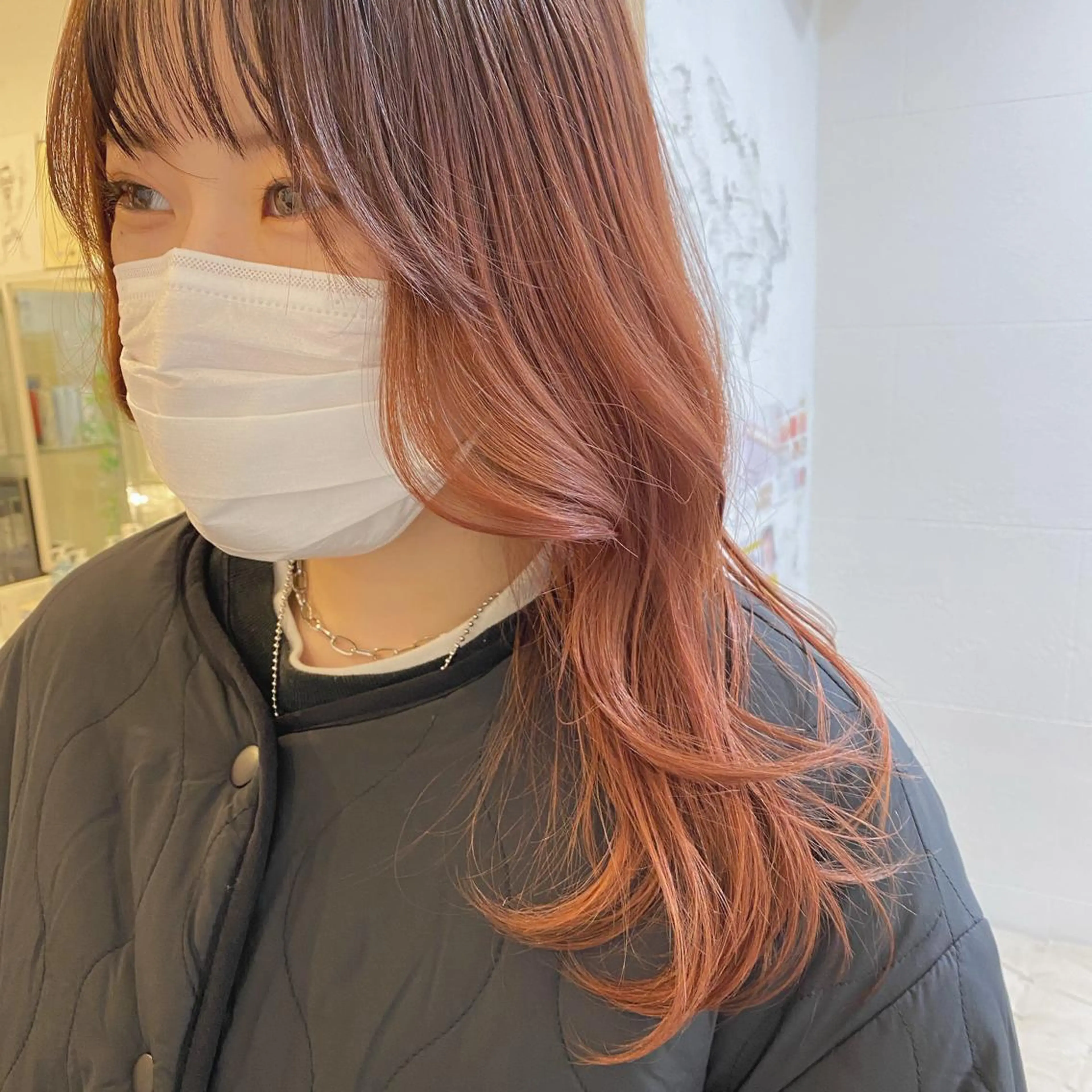 セミロング カラー ヘアアレンジ マツエク・マツパ アイブロウ ベージュカラー Noah's　Ark所属・透明感カラー🫧ヘア セット🫧松本菜月の眉毛・アイブロウイメージ