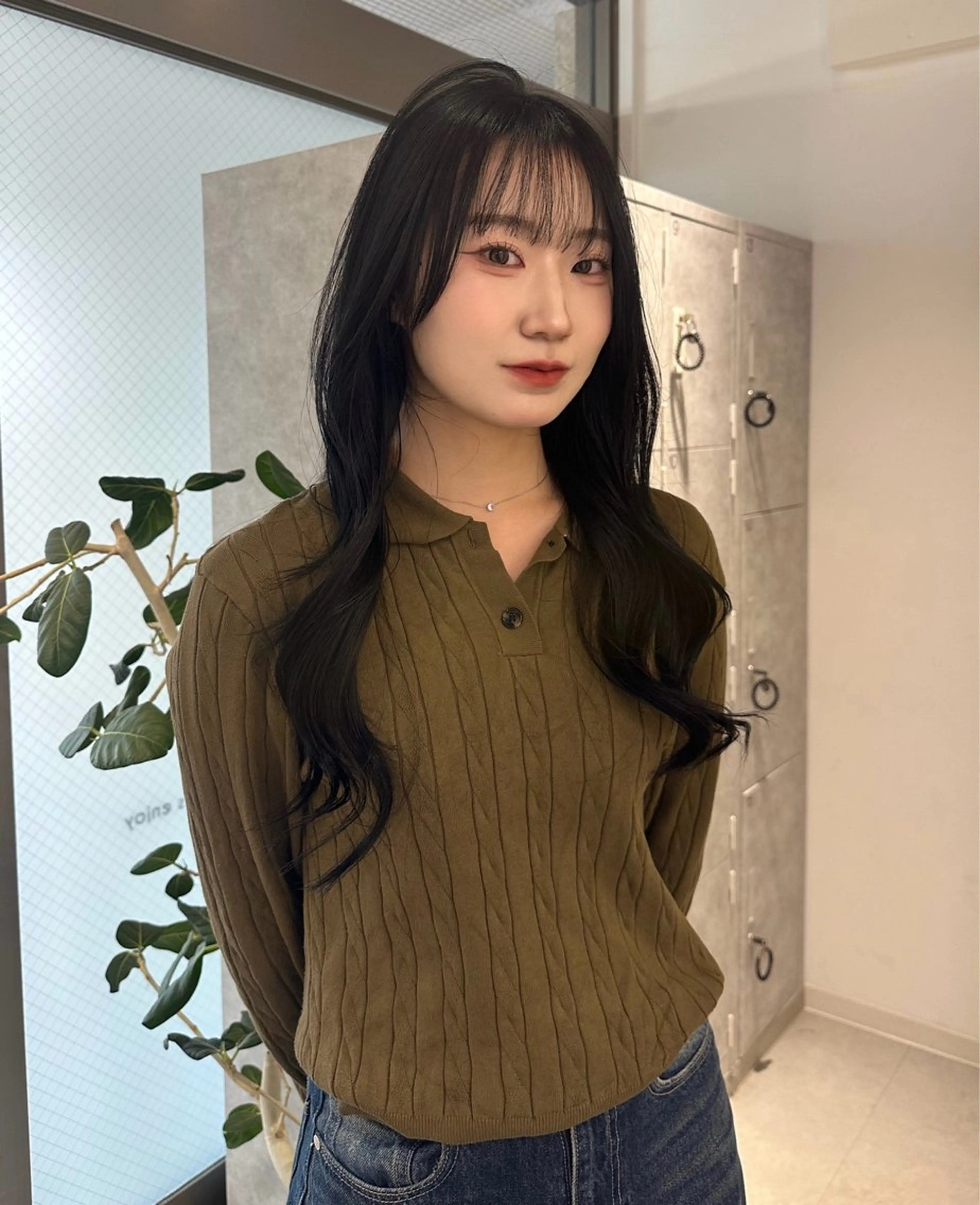 ロング カット ヘアカラー トリートメント 韓国ヘア/レイヤー/ sara 🎀のヘアスタイル