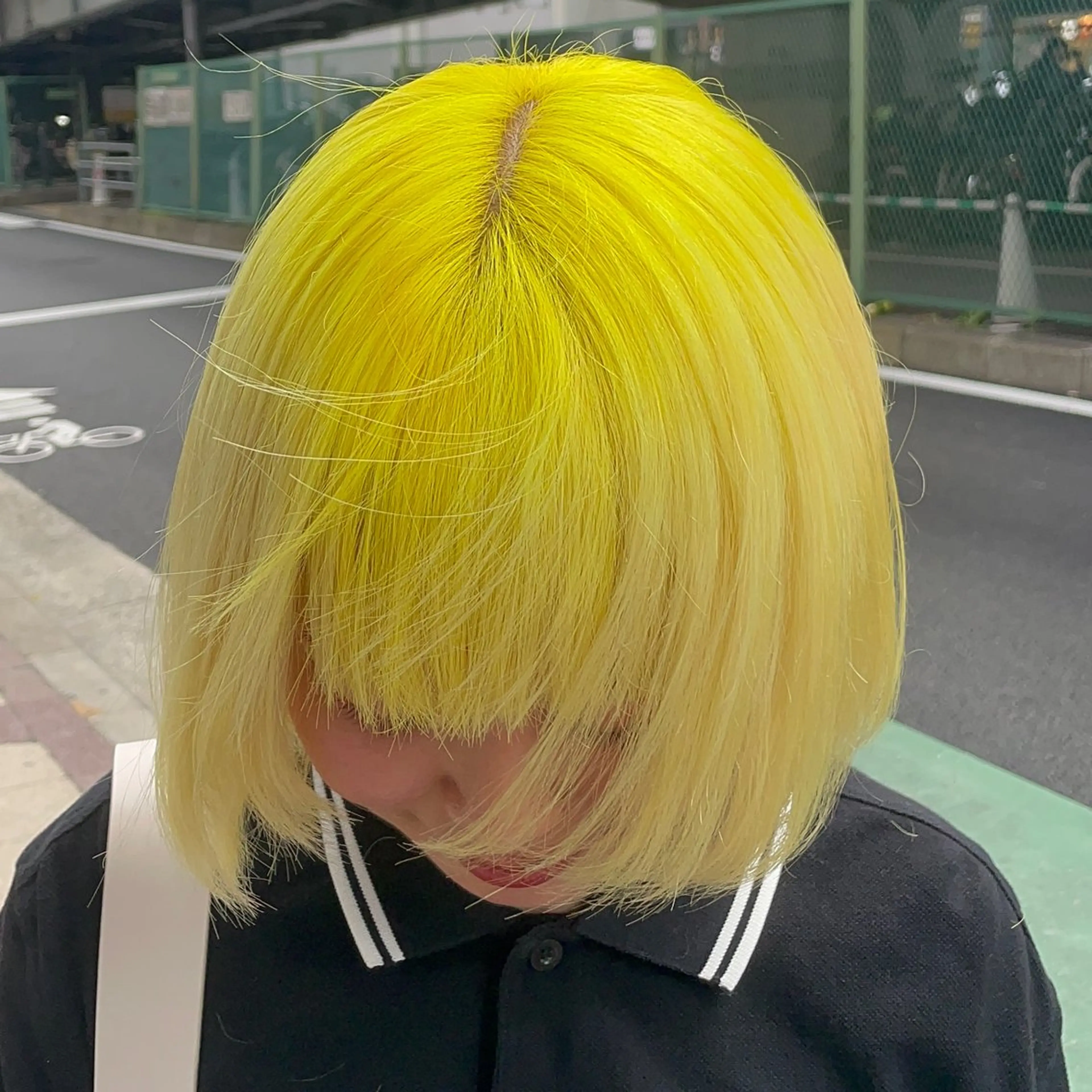 ミディアム ヘアカラー トリートメント 🌟ハイトーン/ボブ /RYOJU🌟のヘアスタイル