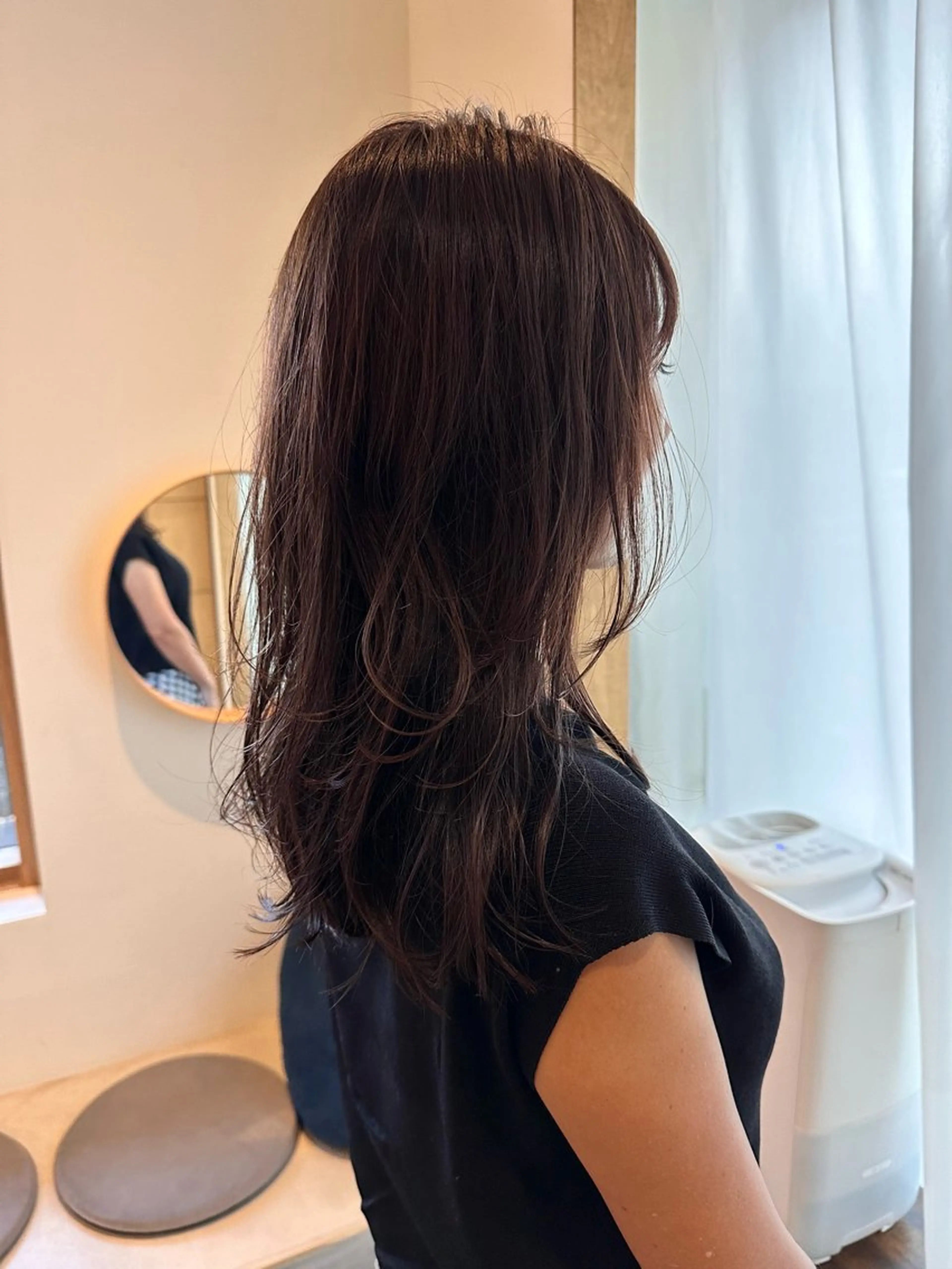 セミロング カラー ブラウンカラー ラベンダーカラー ラベンダーブラウン カット ヘアカラー トリートメント 大人ショート/鎌倉/ 似合わせ/不動のヘアスタイル