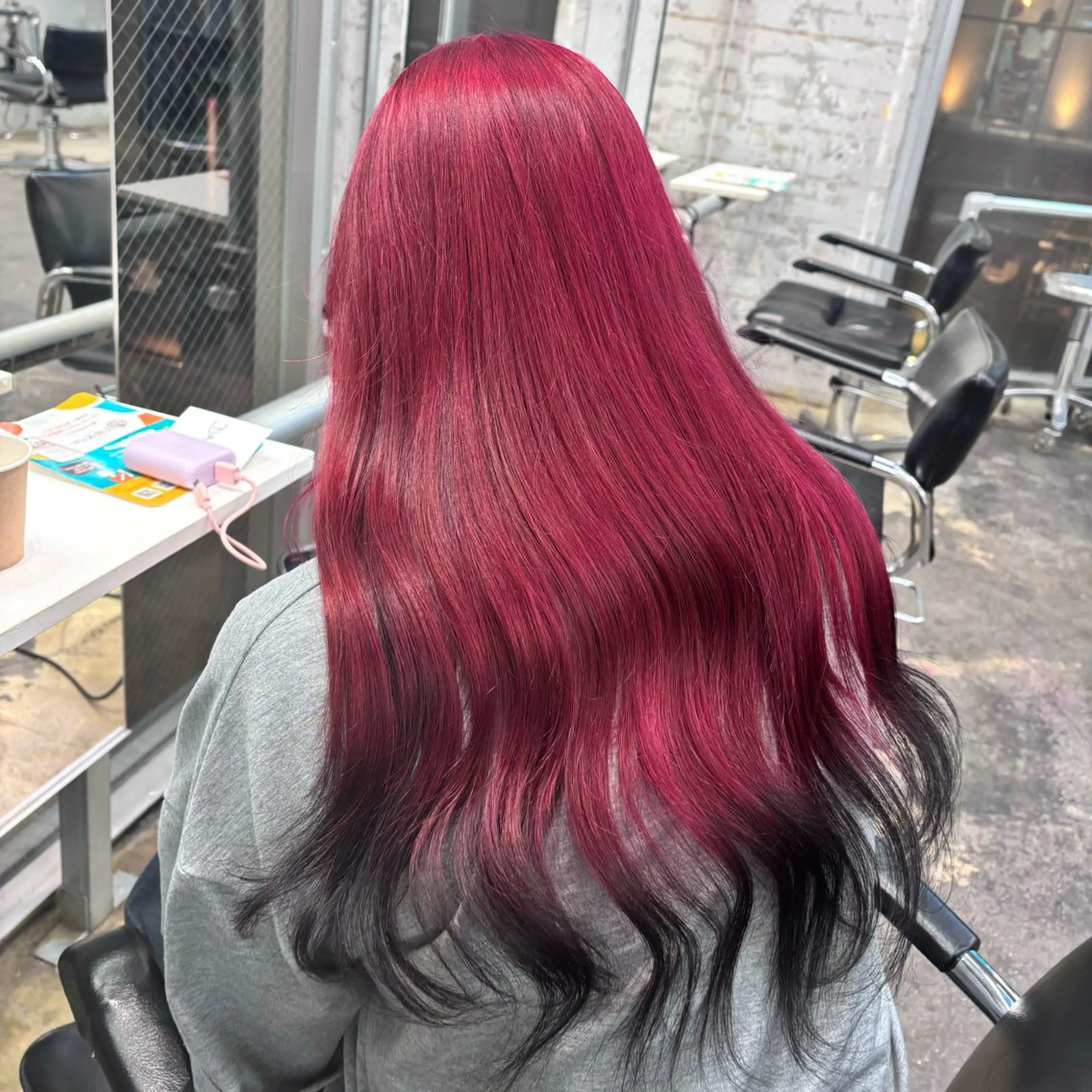 🪄✩デザインカラー🪄✩【ダブルカラー(ブリーチ込み)➕デザインカラー➕1stepTR】の写真