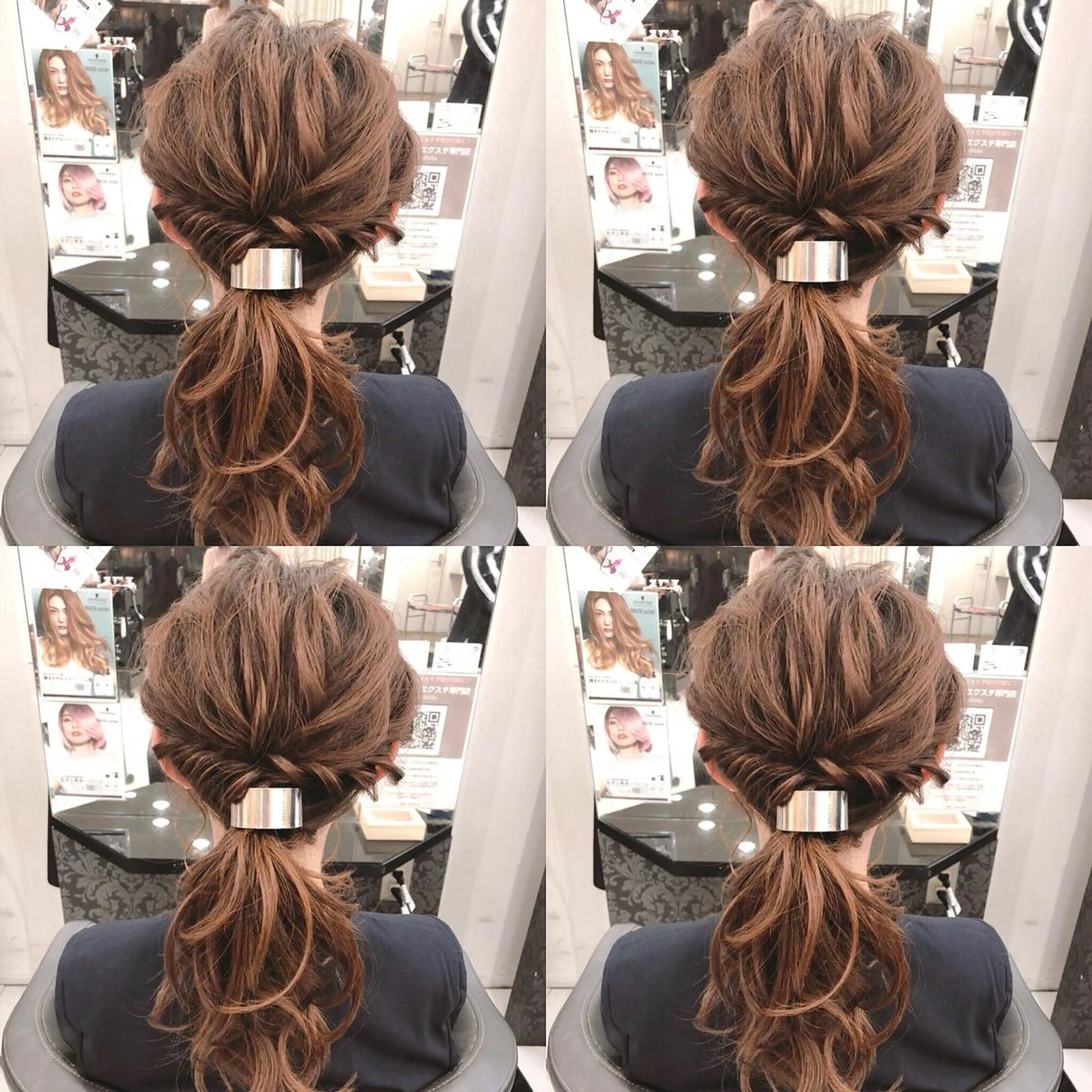 セミロング ヘアアレンジ ヘアセット 🌷MAYU 🌷のヘアスタイル