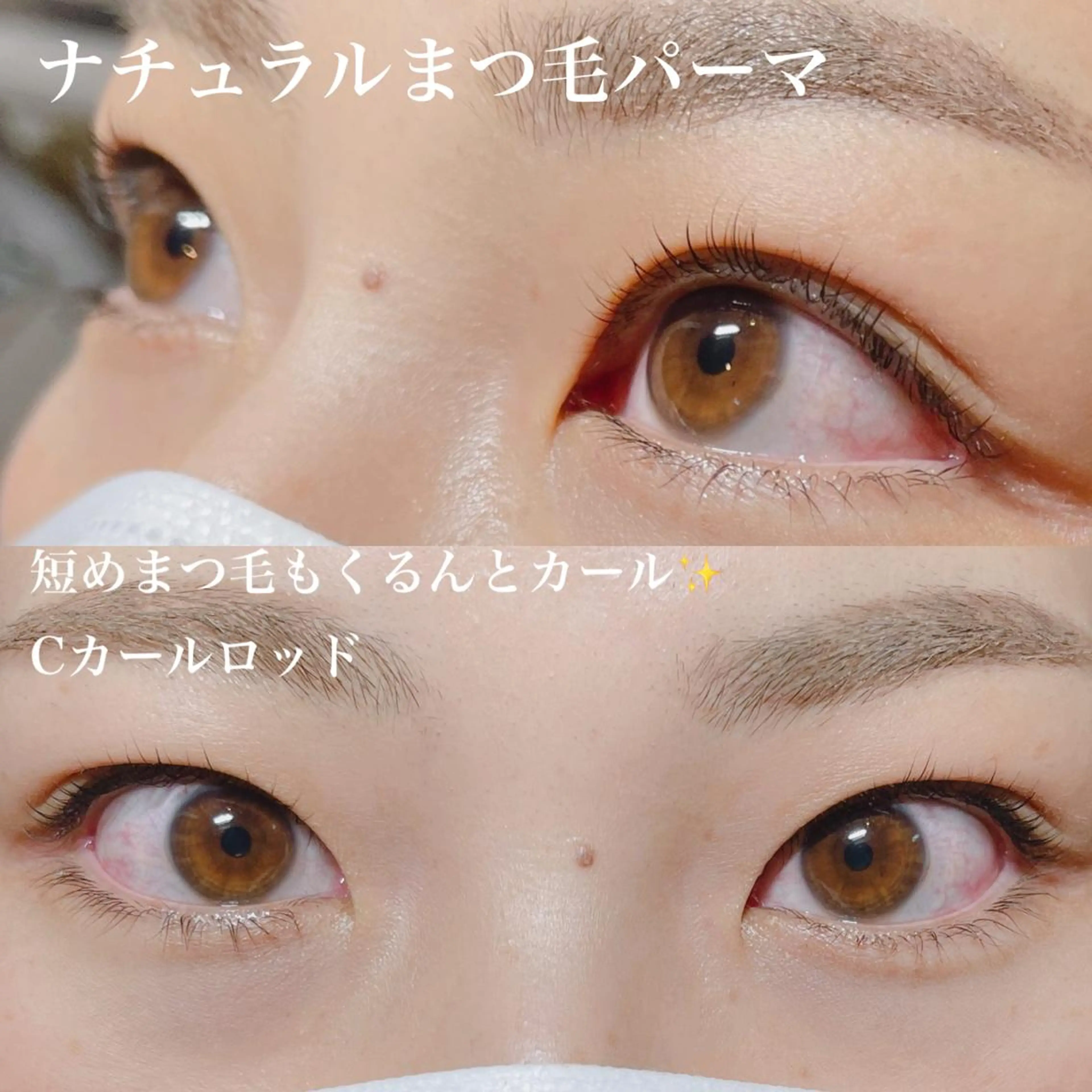 マツエク・マツパ Cカール ナチュラル 一重×まつ毛パーマ マツパ バスクアイラッシュ所属・BASQUE バスクアイラッシュのマツエク・マツパデザイン