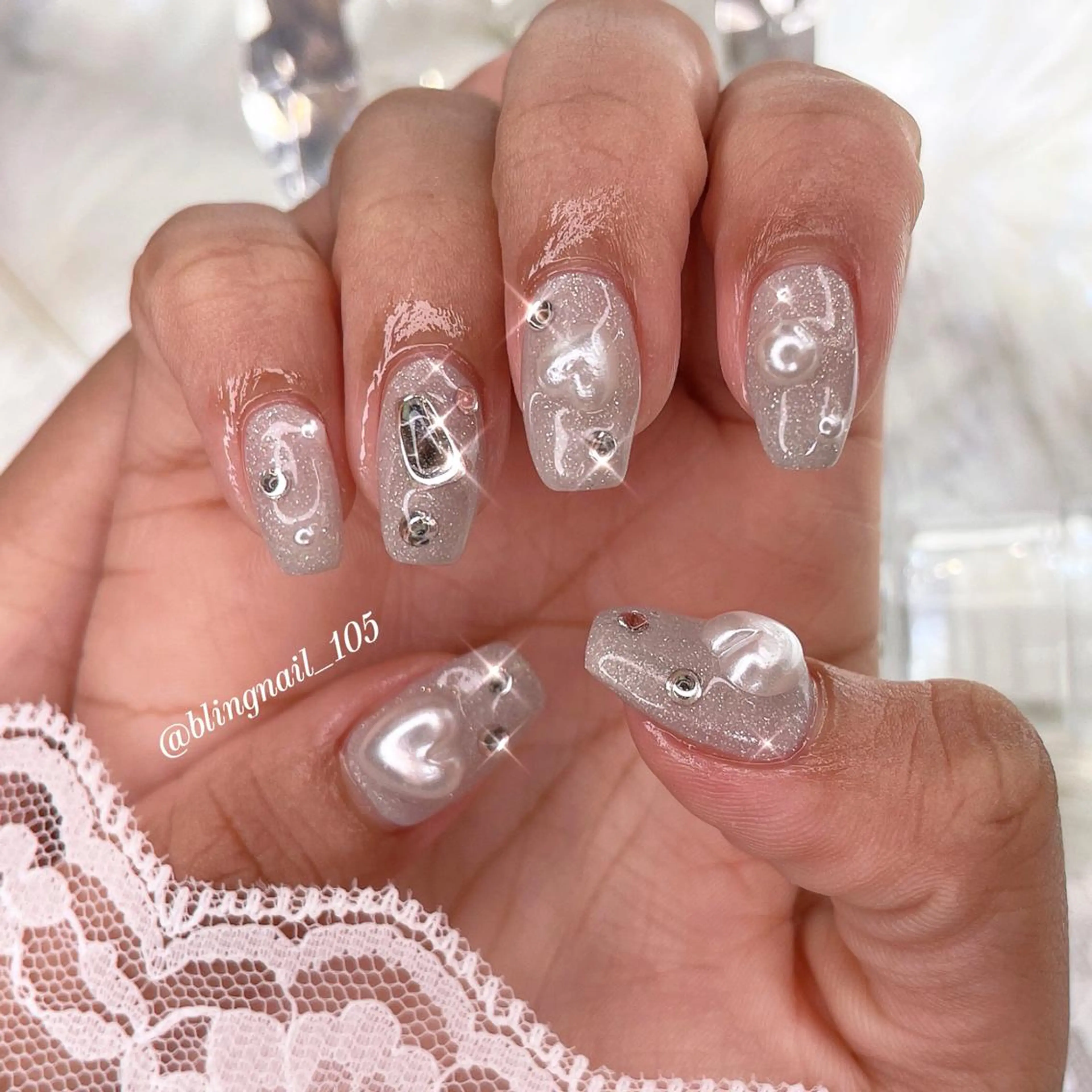 ネイル 23時まで❤︎韓国、 ワンホンネイルのネイルデザイン