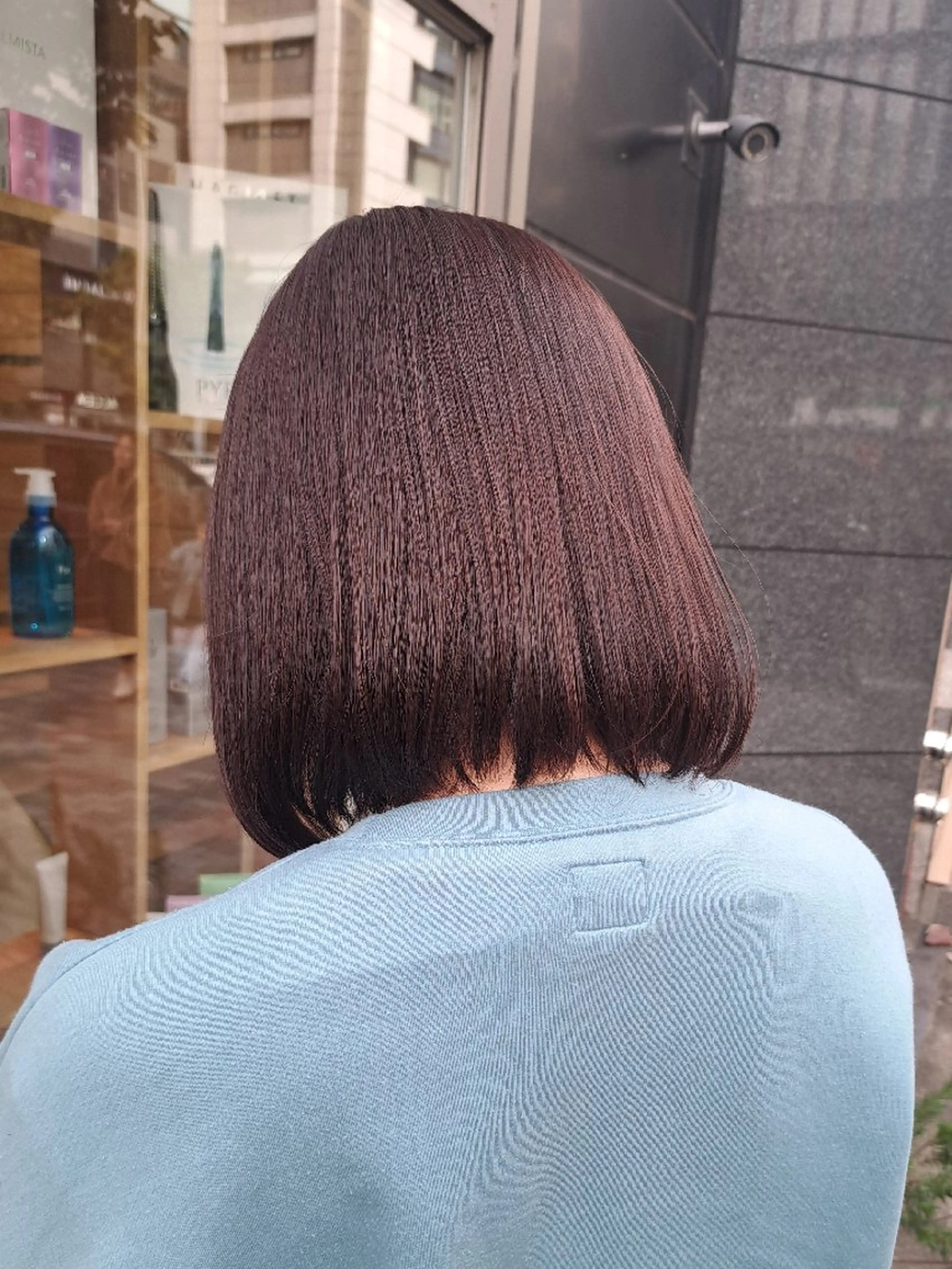 カラー ミディアム ブリーチ ブラウンカラー チョコレートブラウン ブリーチなしカラー 渋谷／ ＭＩＹＵのヘアスタイル