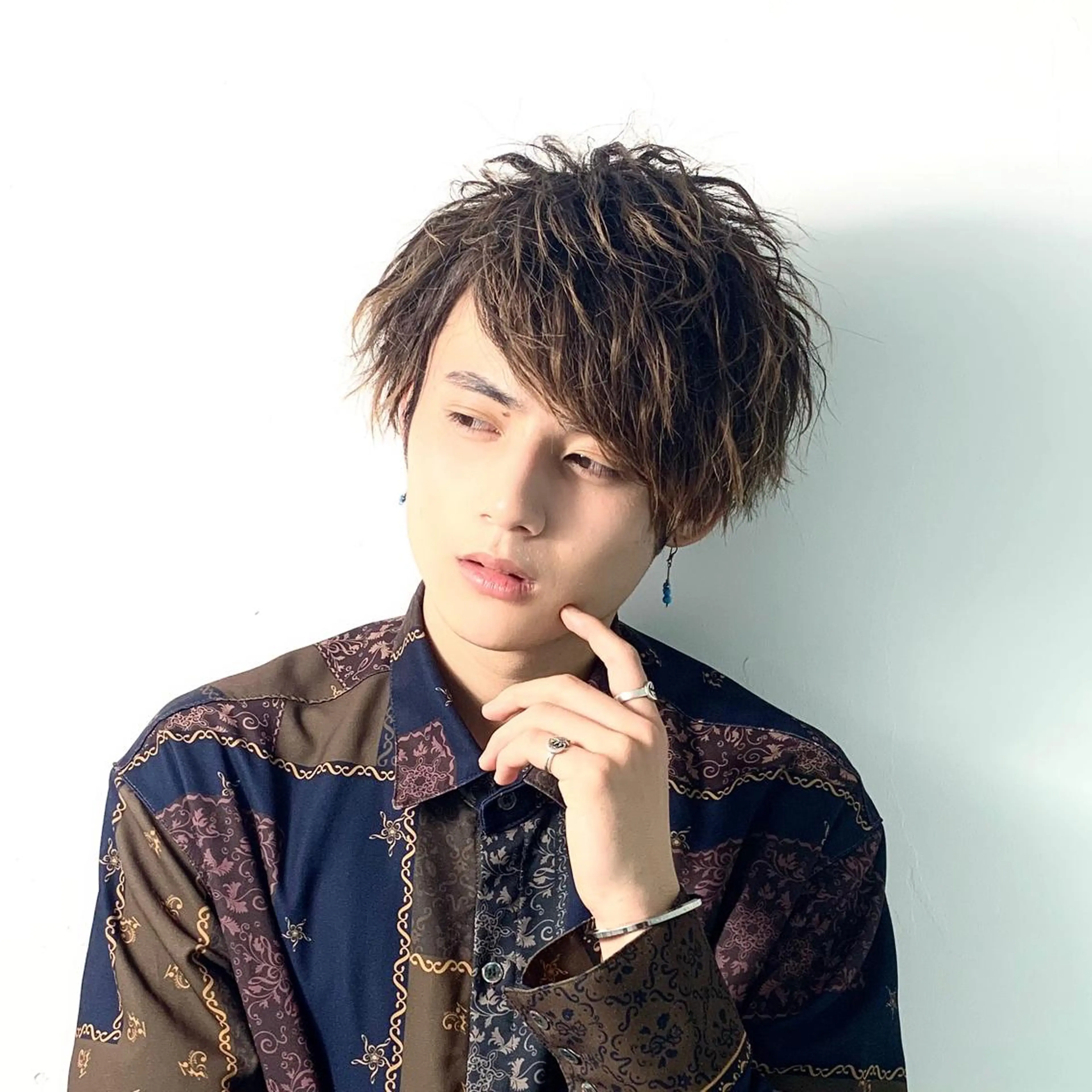 パーマ メンズ マッシュ メンズパーマ メンズツイストパーマ ツイストパーマ 柏メンズカットパーマ NO.1タイチのヘアスタイル