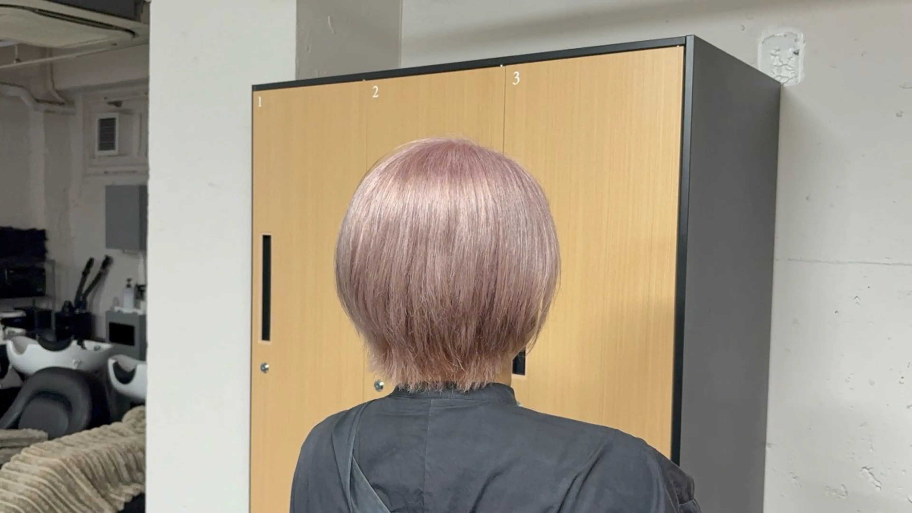 ショート ヘアカラー トリートメント tokute 中野真咲🐺のヘアスタイル