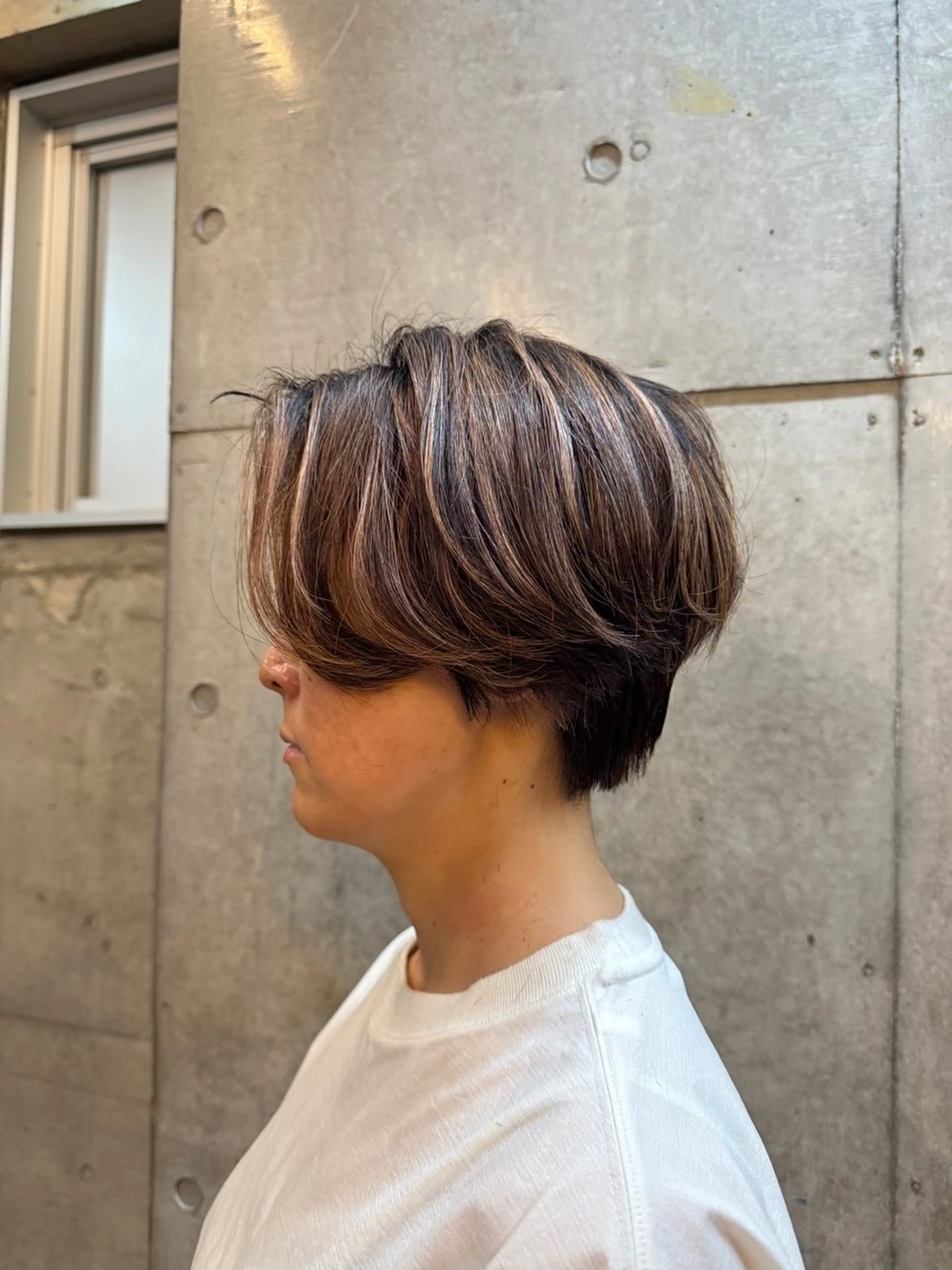 ショート ハンサムショート ショートヘア Fam 代官山所属・佐藤 百葉のヘアスタイル