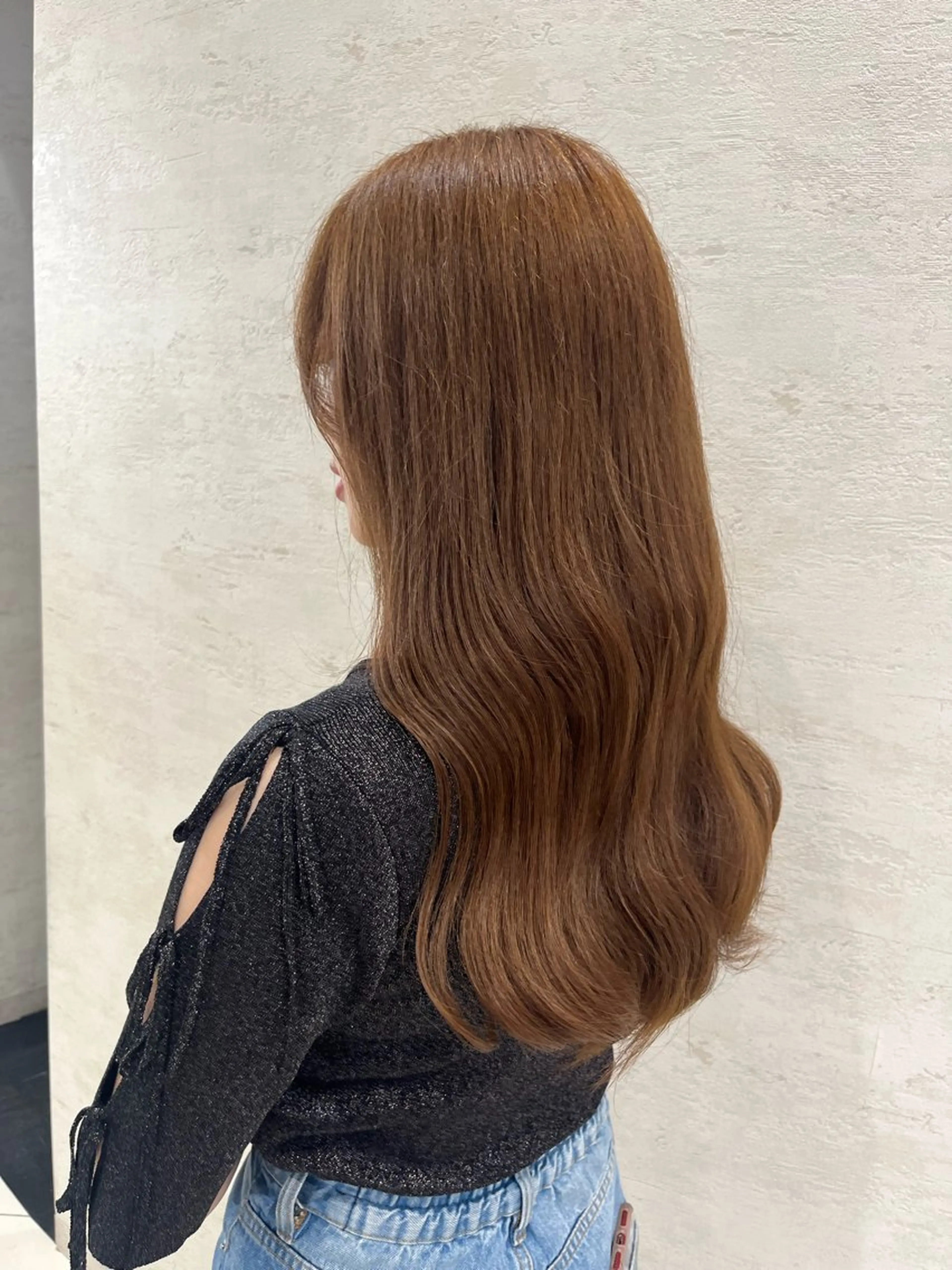 ロング カラー ブリーチ ダブルカラー ブリーチなしカラー miku/ 透明感カラーのヘアスタイル