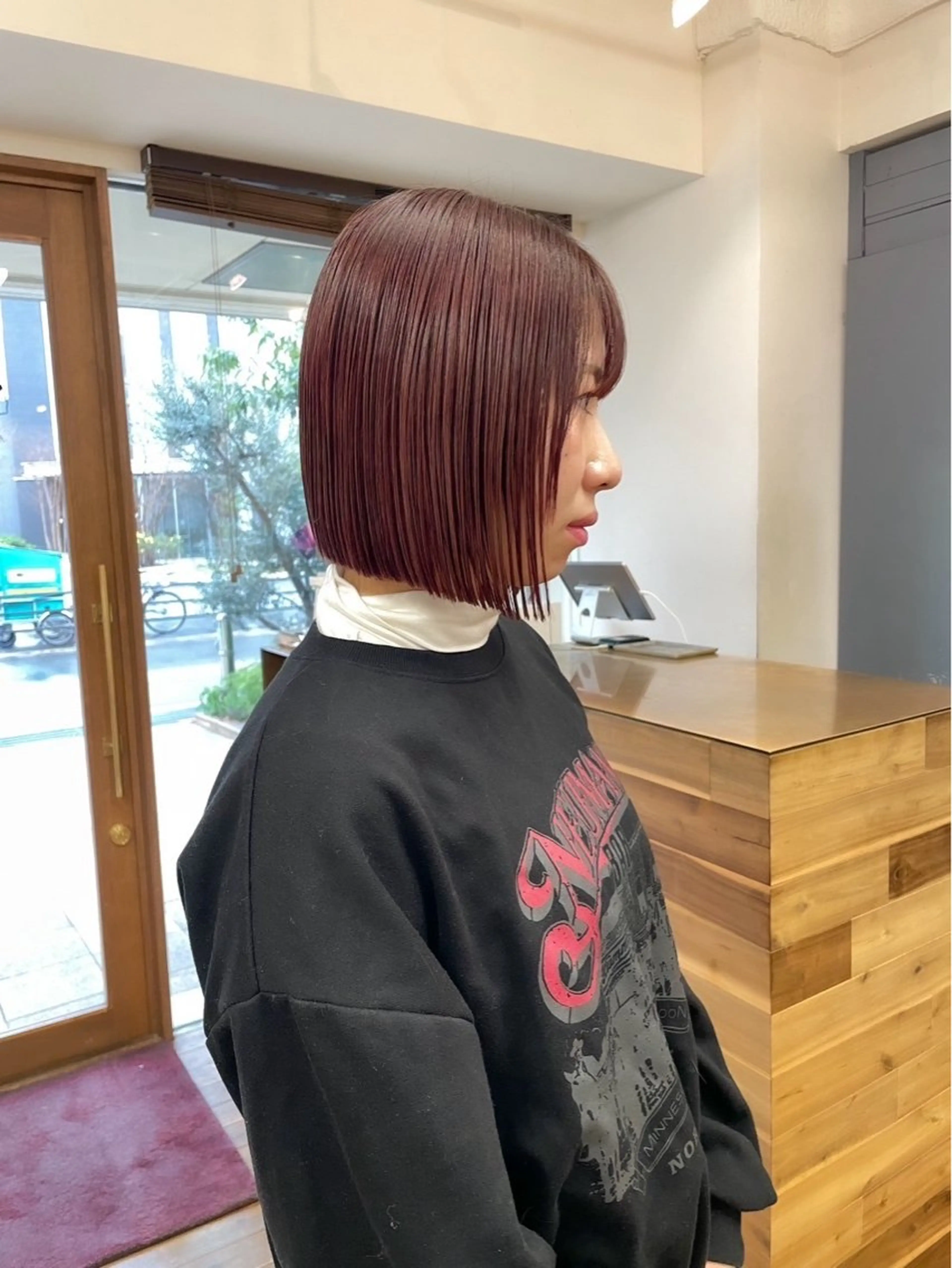 ショート カラー たにおか まなか /大阪/暖色カラーのヘアスタイル