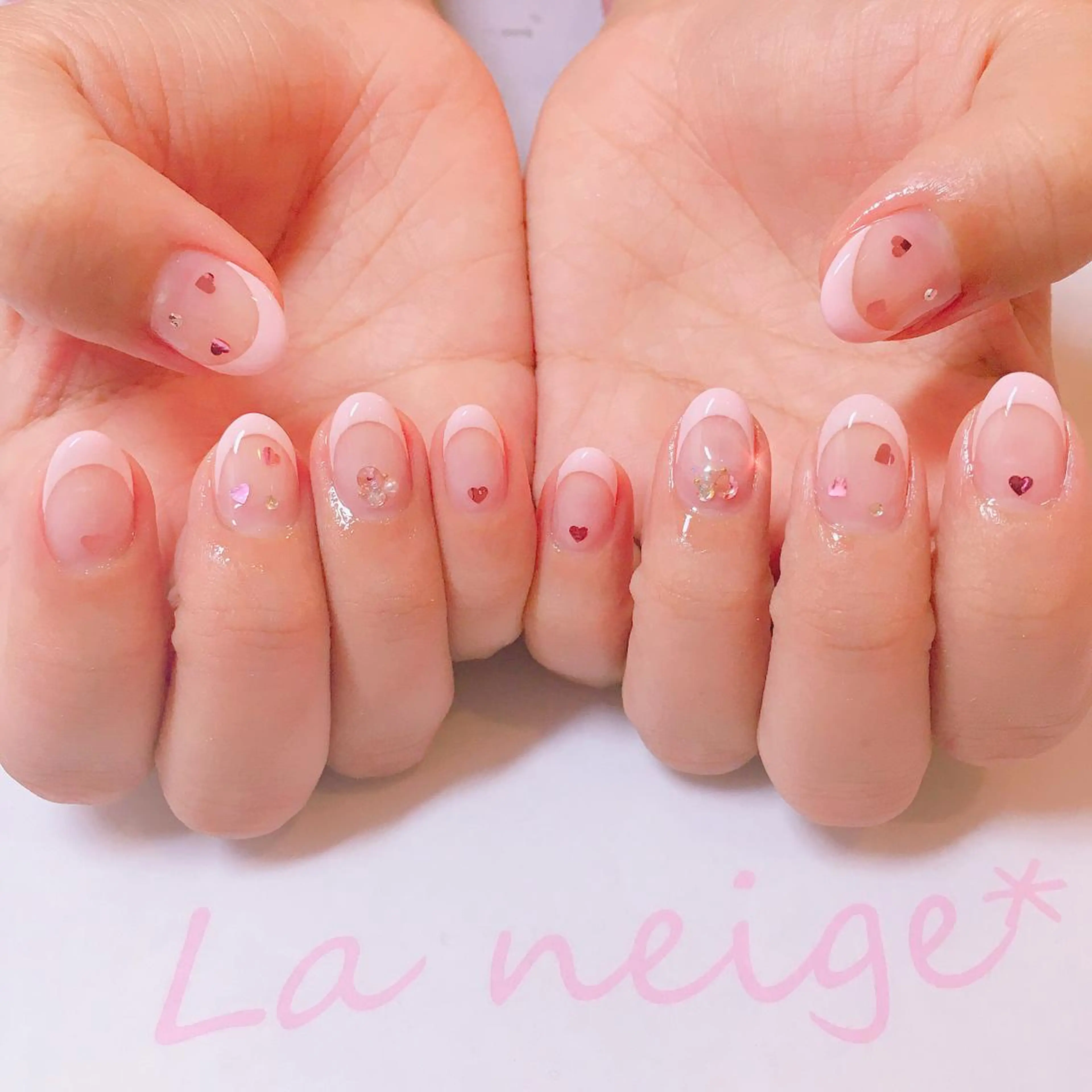 ネイル La neige* yuki 🥯🍑のネイルデザイン