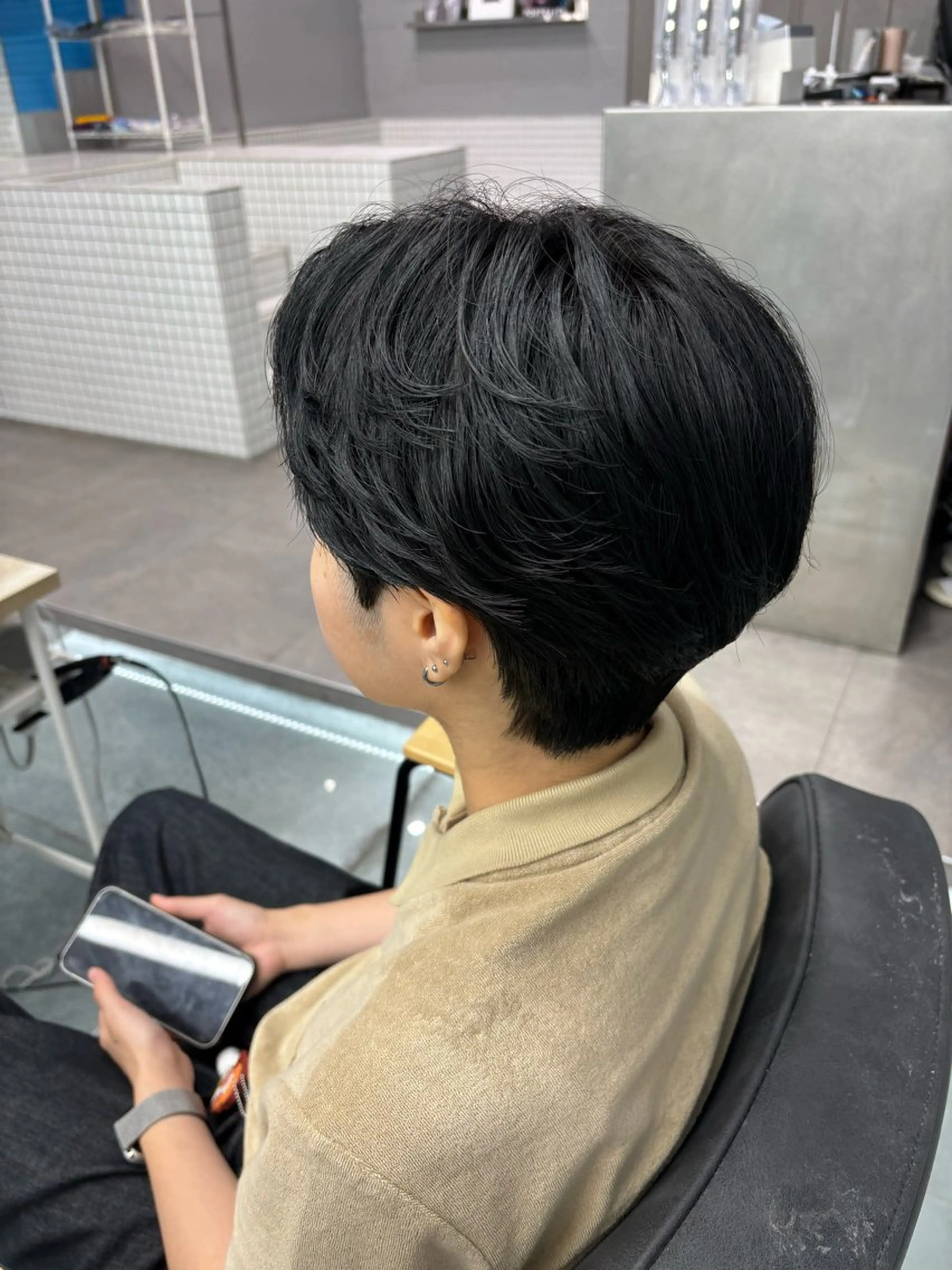 ショート パーマ カット パーマ メンズパーマ/韓国 ヘア/Mino🤍のヘアスタイル