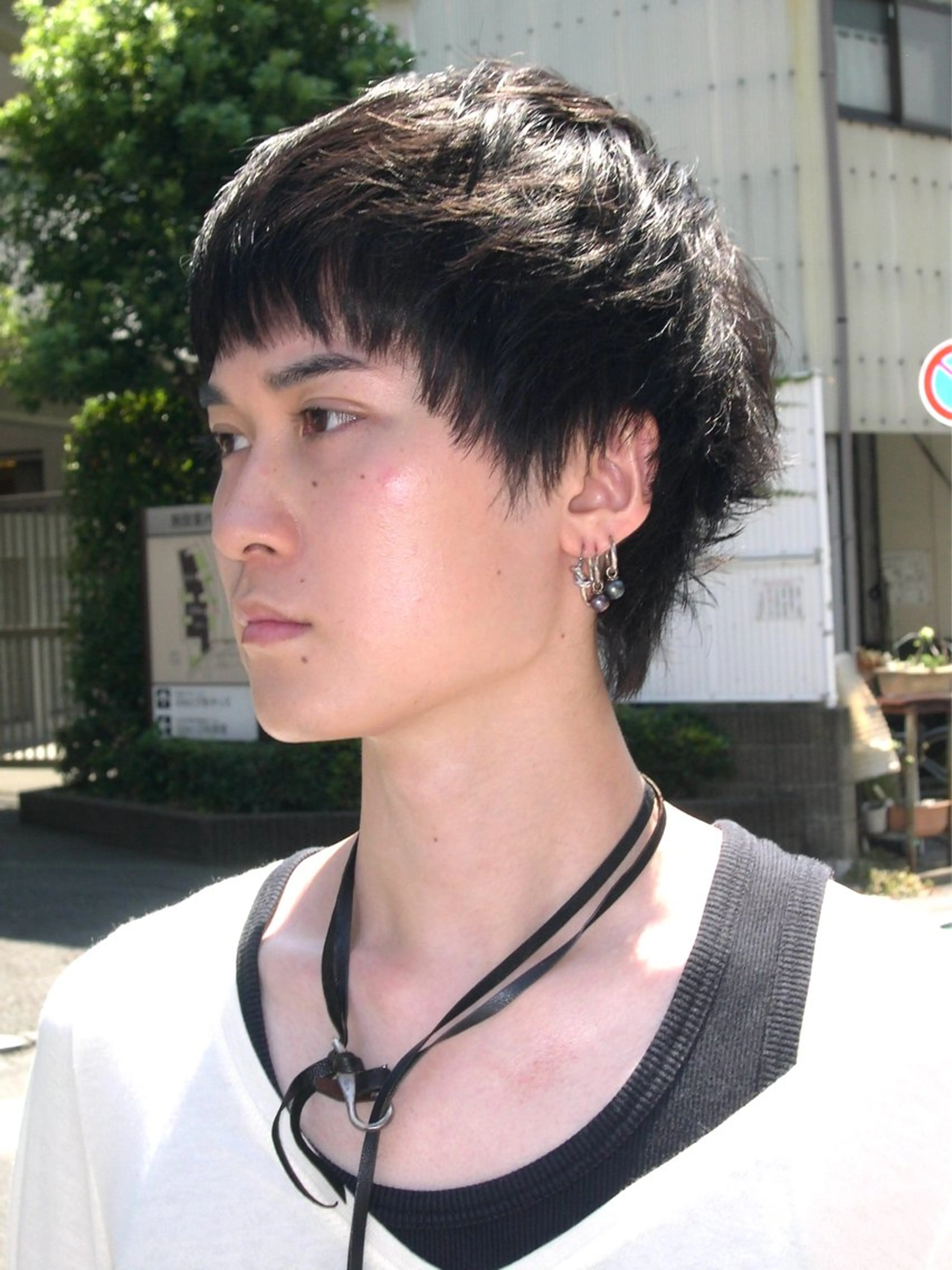 ミディアム メンズ カット ヘッドスパ ryuei /原宿のヘアスタイル