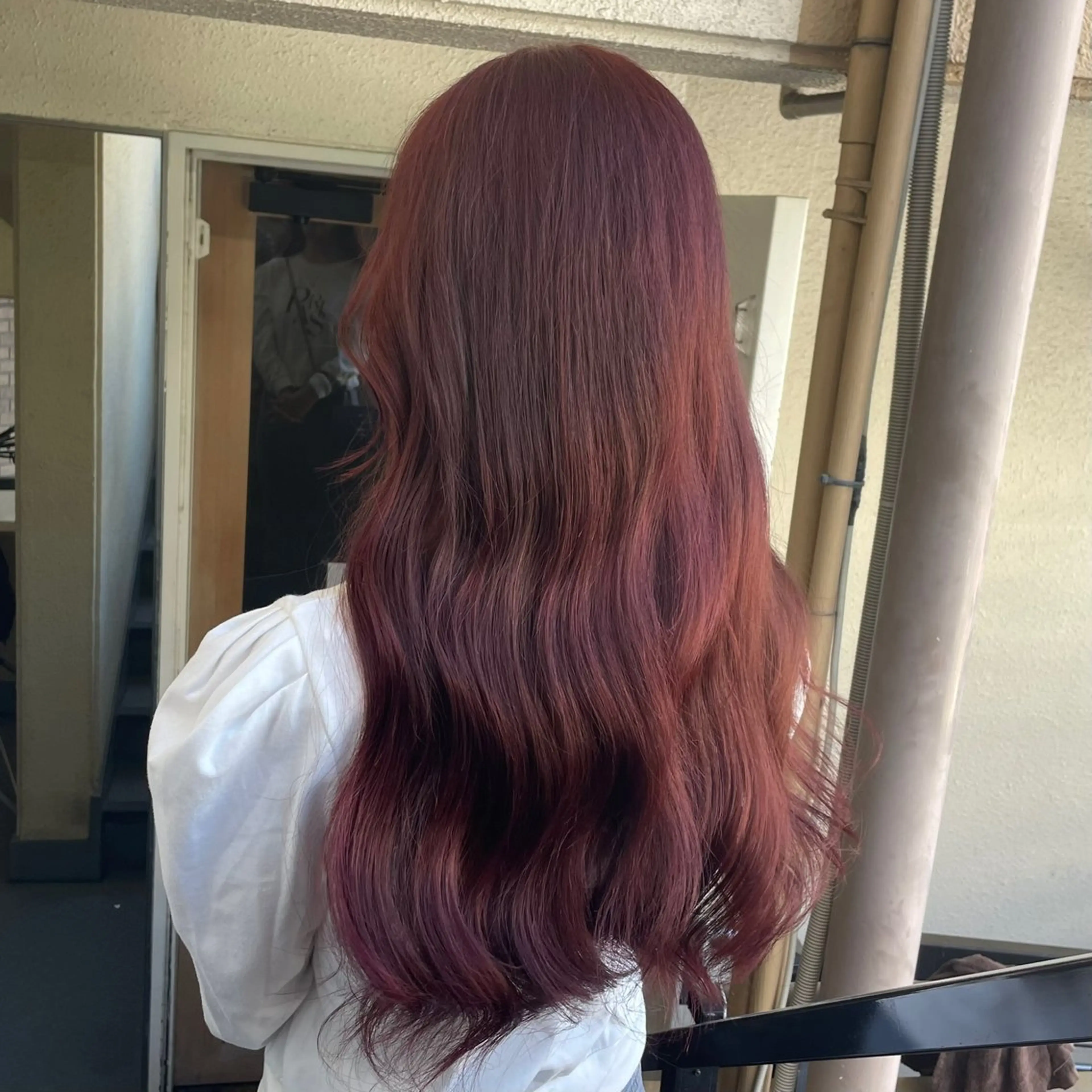 ロング カラー ヘアカラー トリートメント ふかたさや🌟 艶感カラー🌟のヘアスタイル