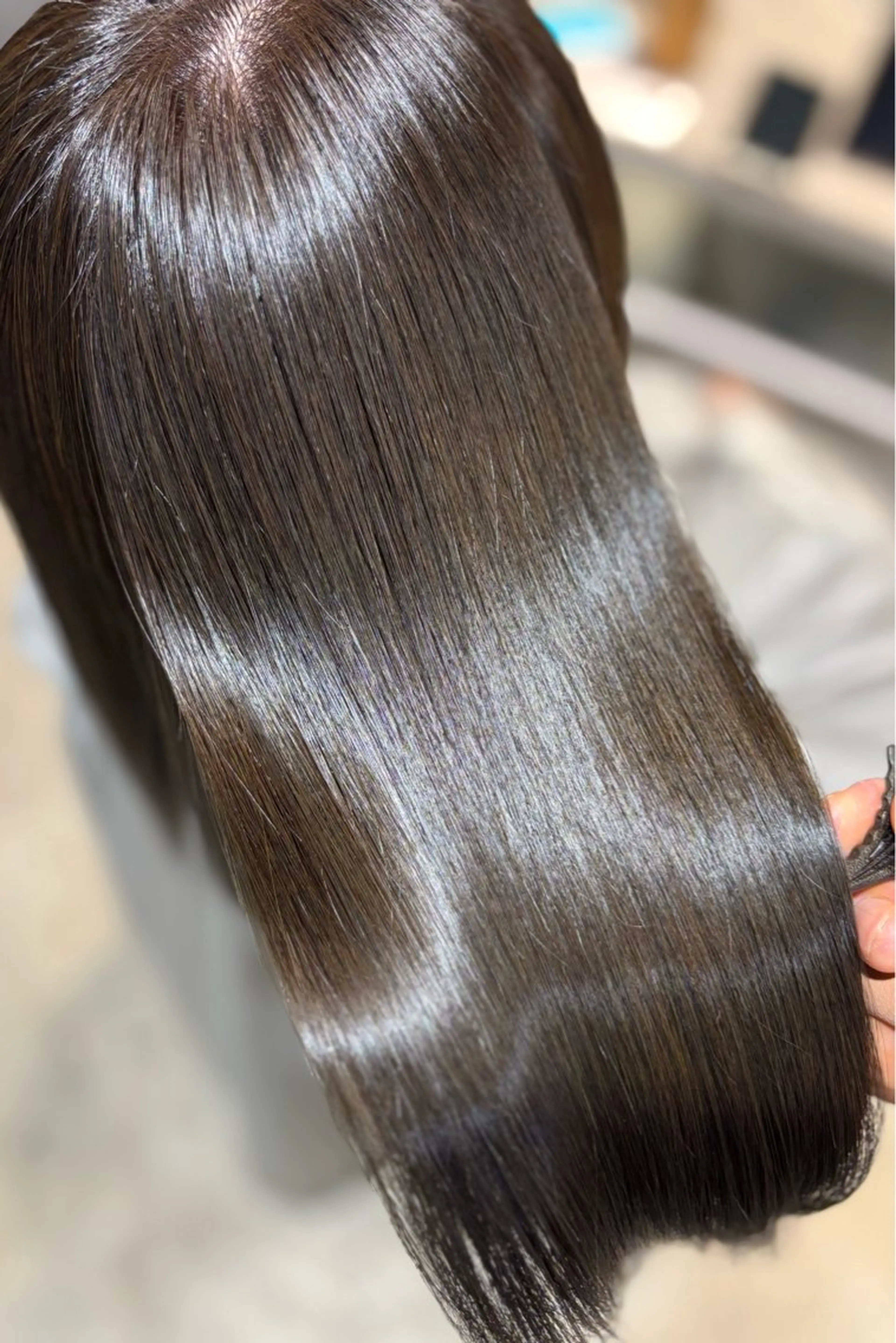 パーマ 縮毛矯正 酸性ストレート ストレートパーマ カット 縮毛矯正 トリートメント 艶髪酸性ストレート /髪質改善/寺田警二のヘアスタイル