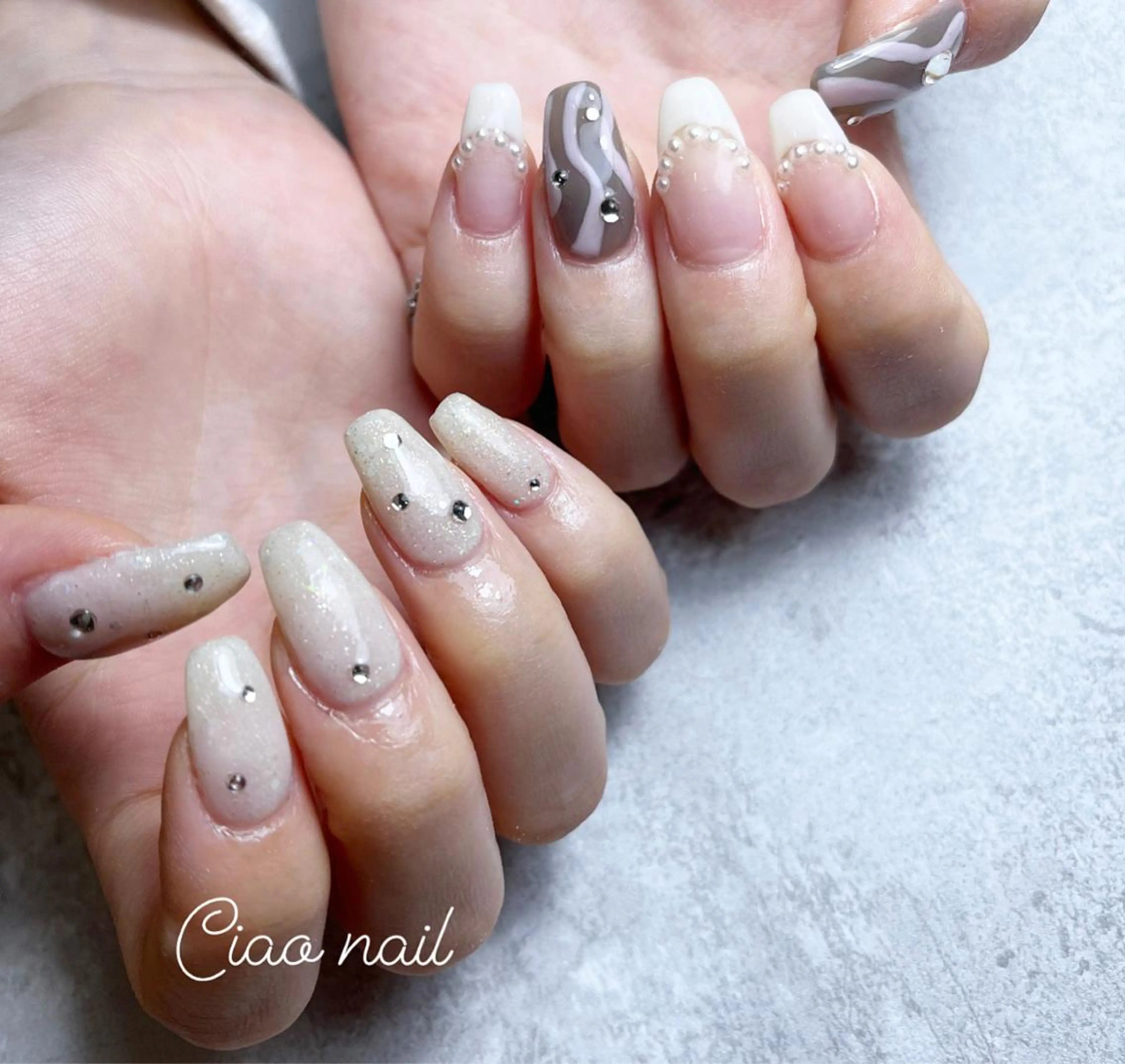 ネイル アートネイル 入学式 ジェルネイル ニュアンスネイル シンプルネイル #Amin所属・#Amin nail salonのネイルデザイン