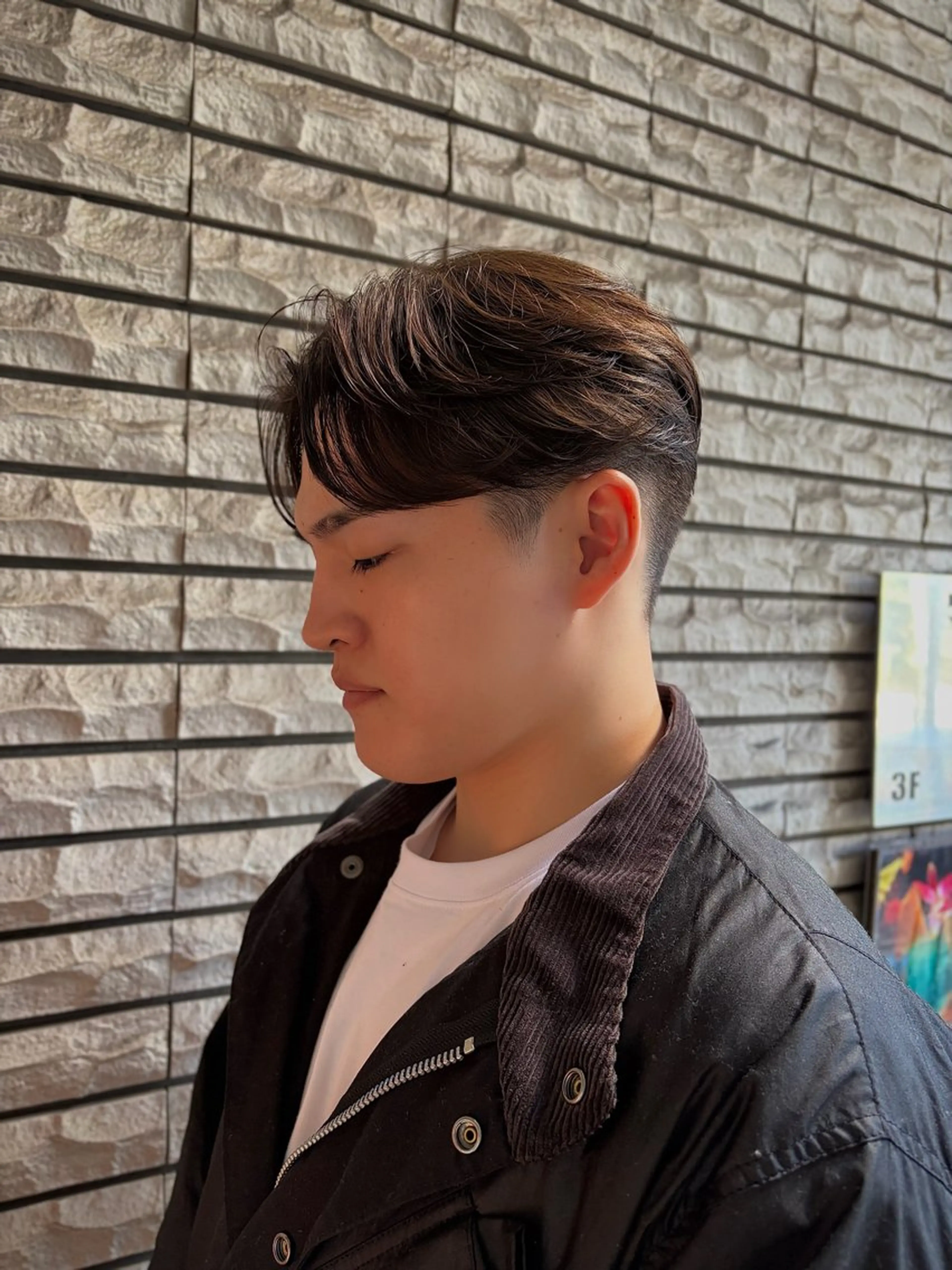 メンズ センターパート カット daichi (UMM)のヘアスタイル