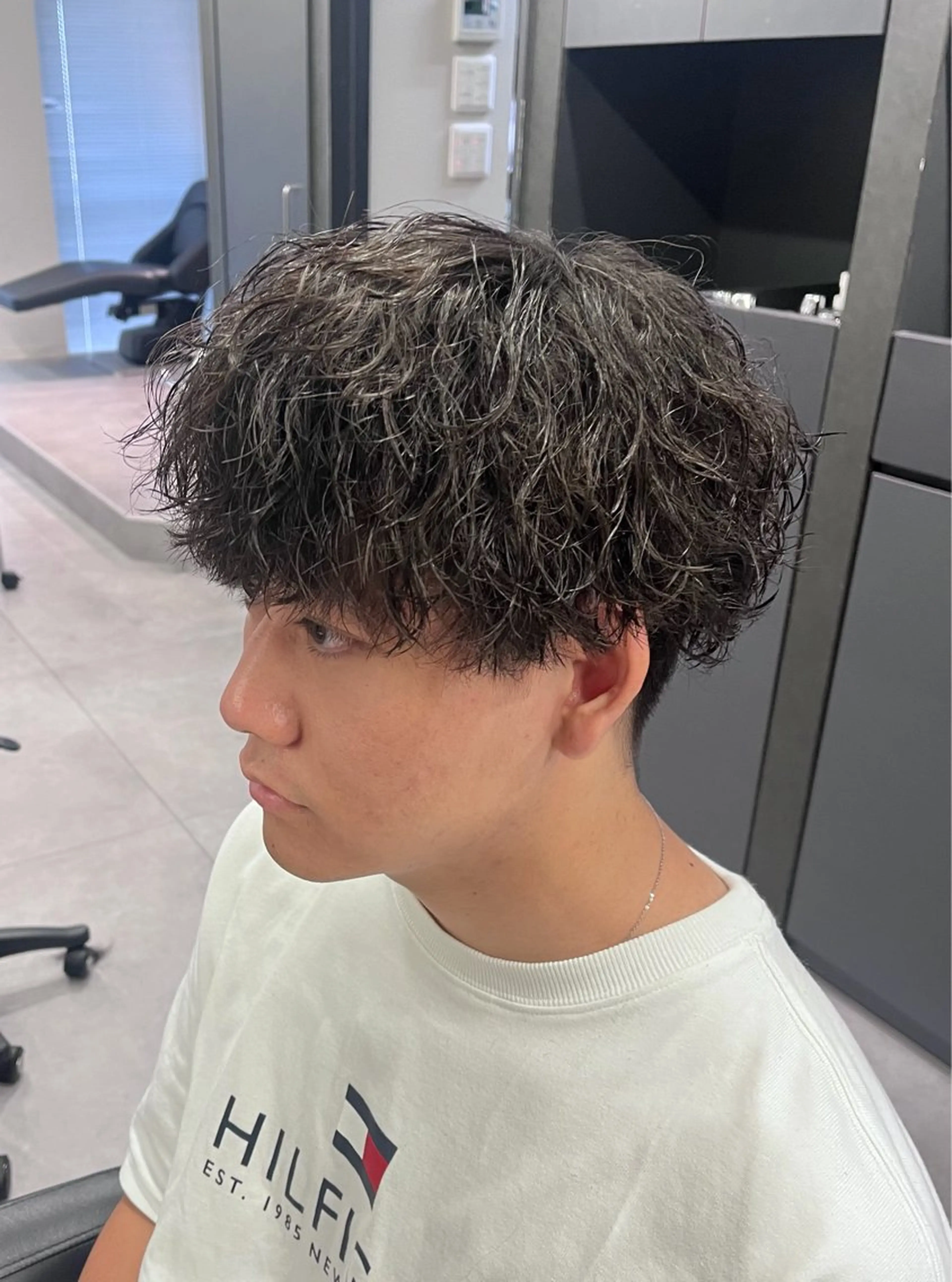 パーマ メンズ カット パーマ 🐺ウルフ /メンズ専門/そらのヘアスタイル