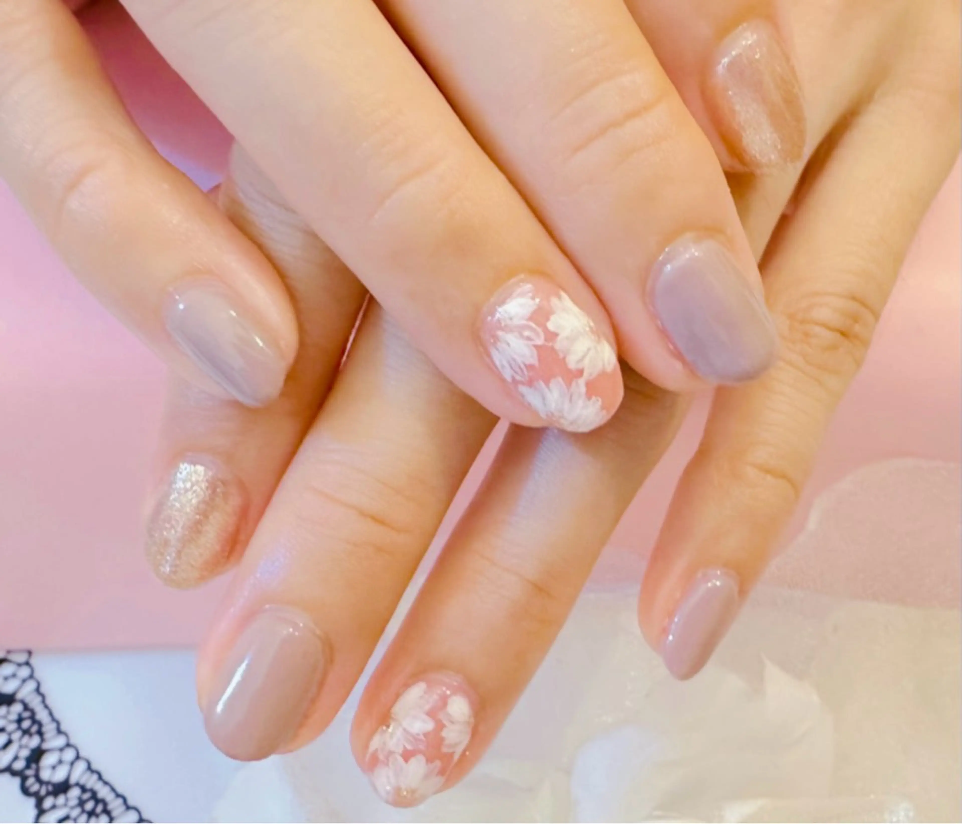 ネイル ジェルネイル 持ち込み パラジェル シンプルネイル LUCIA(ルシア）所属・LUCIA 南柏ネイルサロンのネイルデザイン