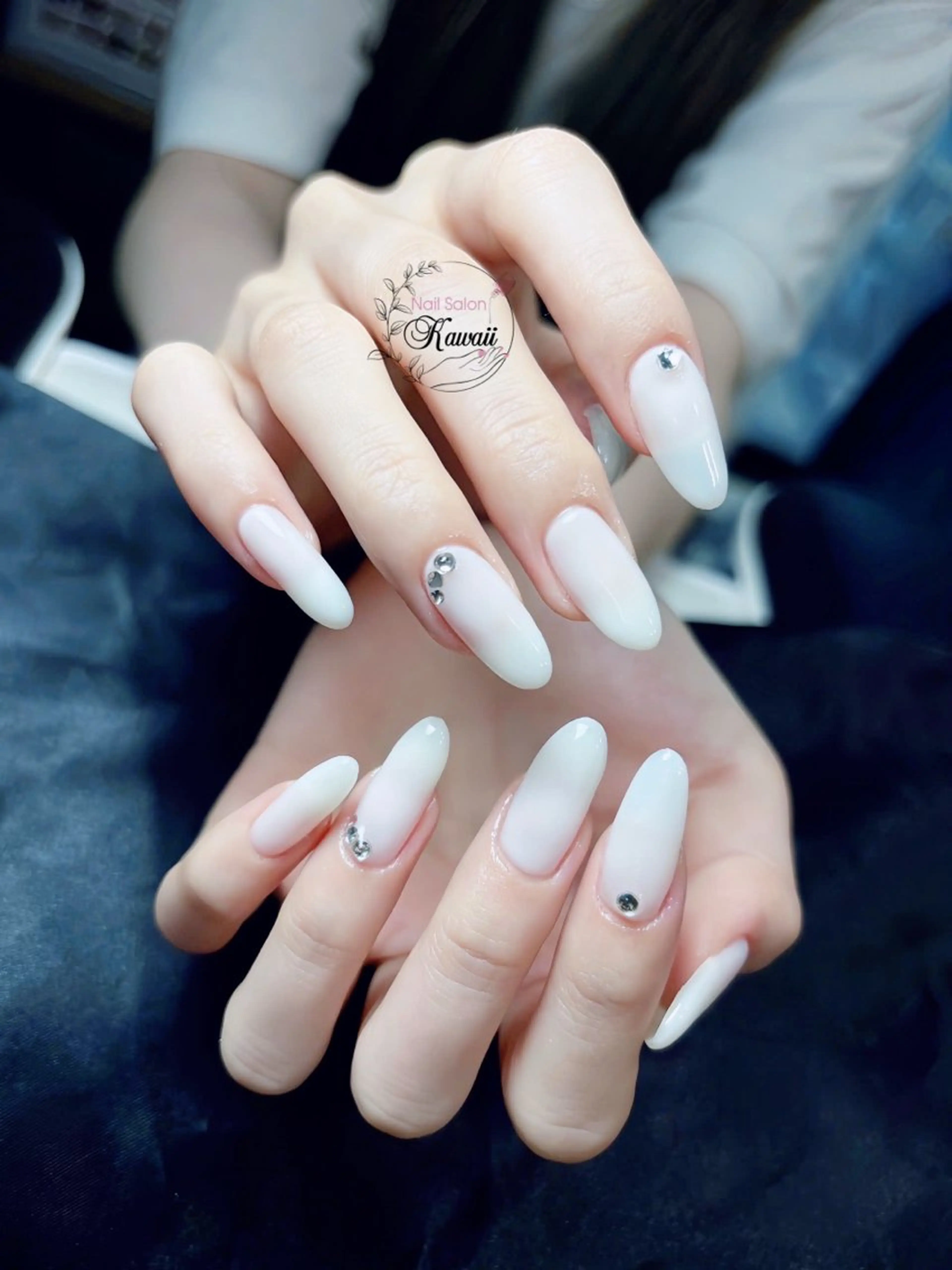 ネイル アートネイル 長さ出し フットネイル フレンチネイル ジェルネイル Kawaii Nail Salon所属・YURI NAIL NARITAのネイルデザイン