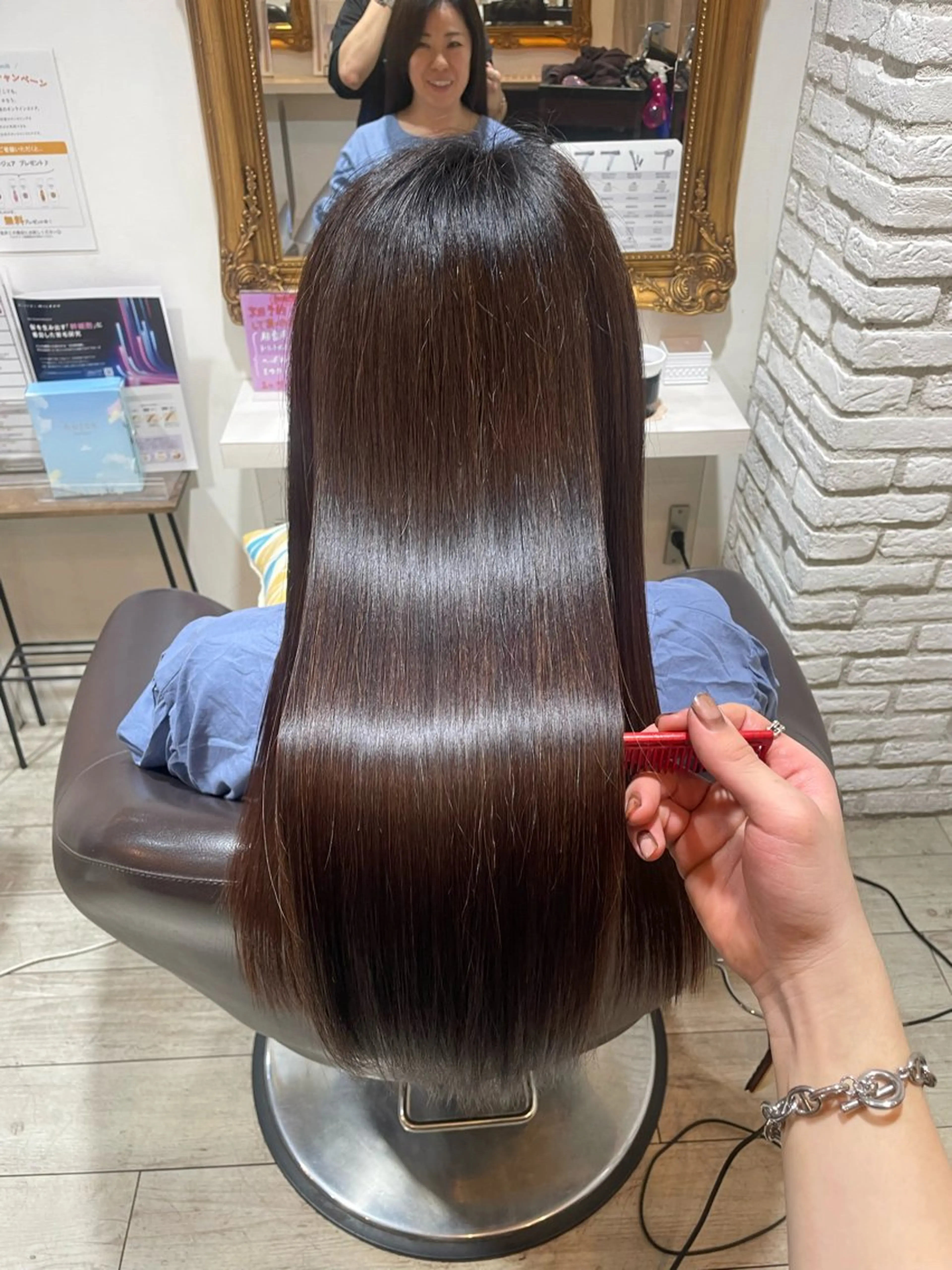 ミディアム カラー メンズ ヘアカラー トリートメント 暖色/艶髪/ 透明感カラー/なおとのヘアスタイル