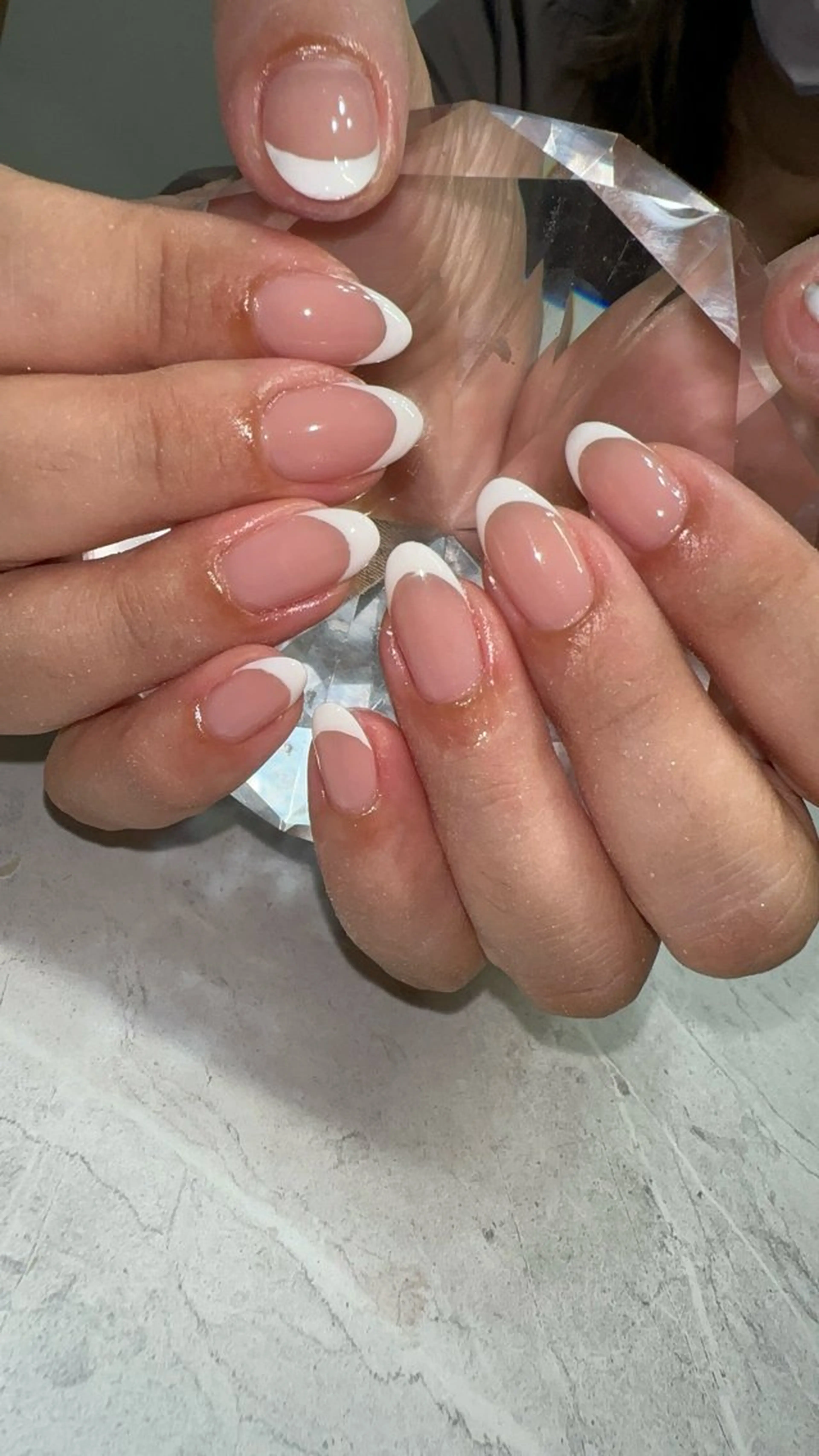 ネイル フレンチネイル ハンドネイル Nailsalon Clairのネイルデザイン