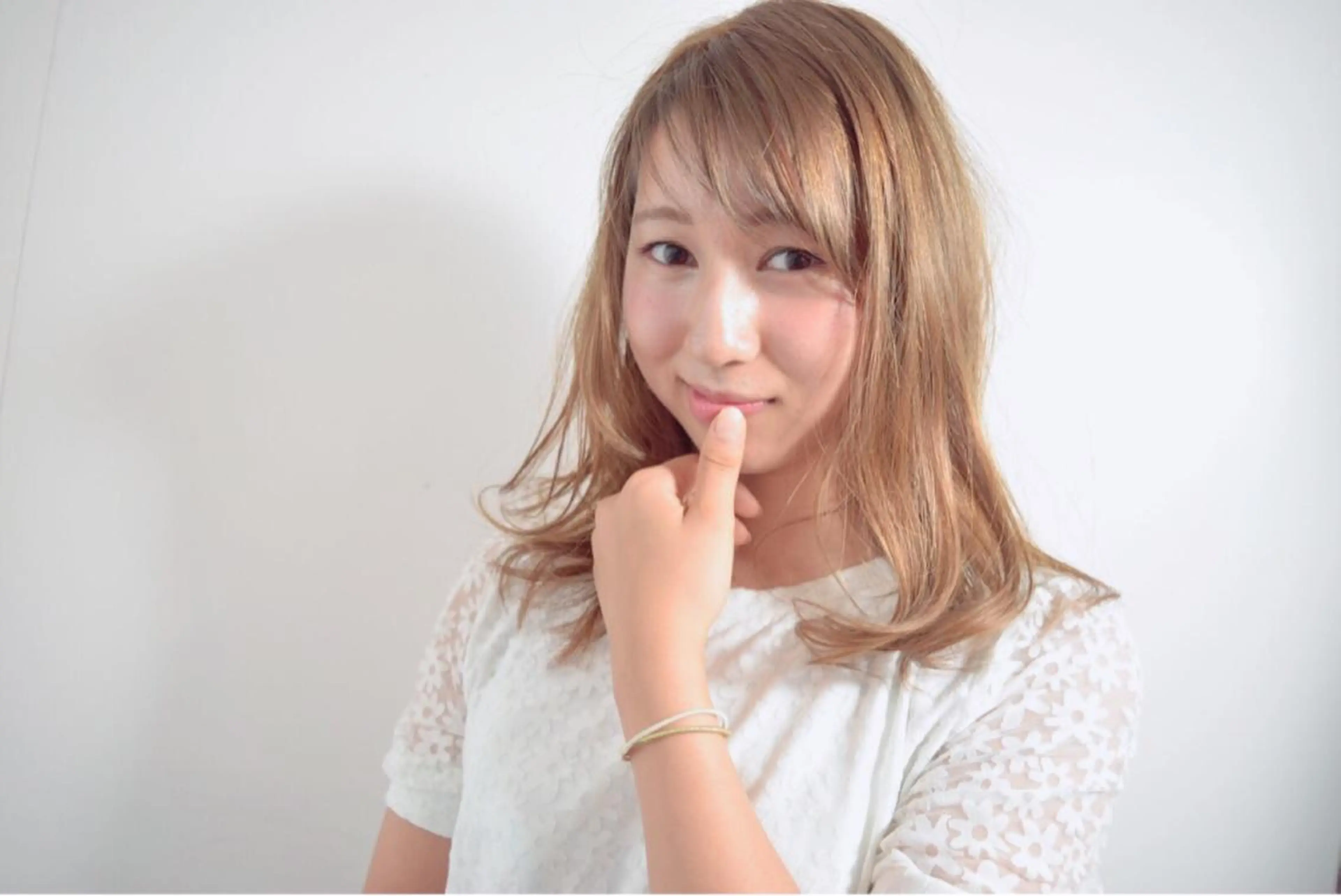 ミディアム セミロング ロング カラー パーマ 高橋 隆一のヘアスタイル