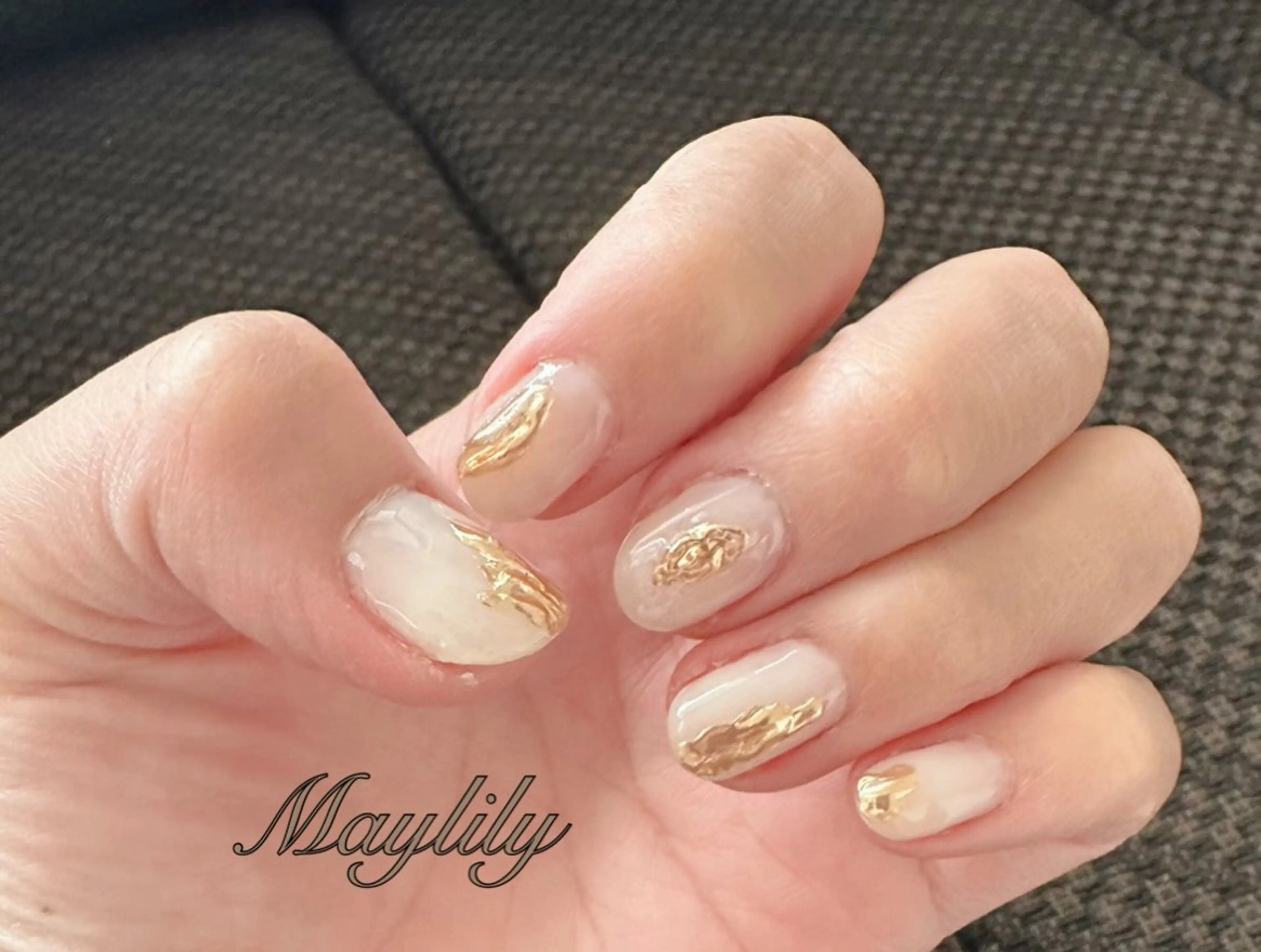 ネイル 持ち込み ハンドネイル Nail care salon Maylily所属・Nail salon Maylilyのネイルデザイン
