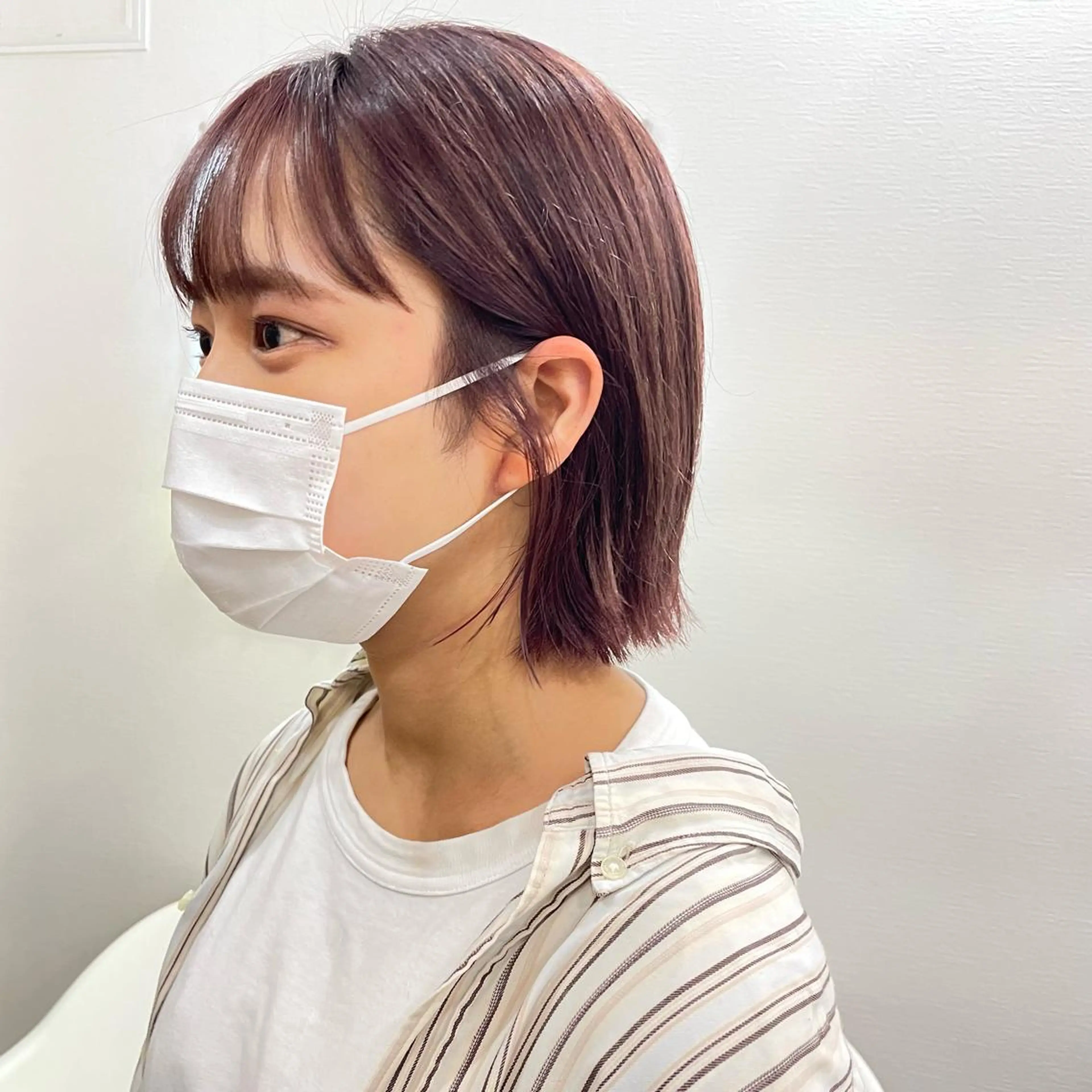 ミディアム ボブ SUNC🍀大熊 花奈絵🍀のヘアスタイル