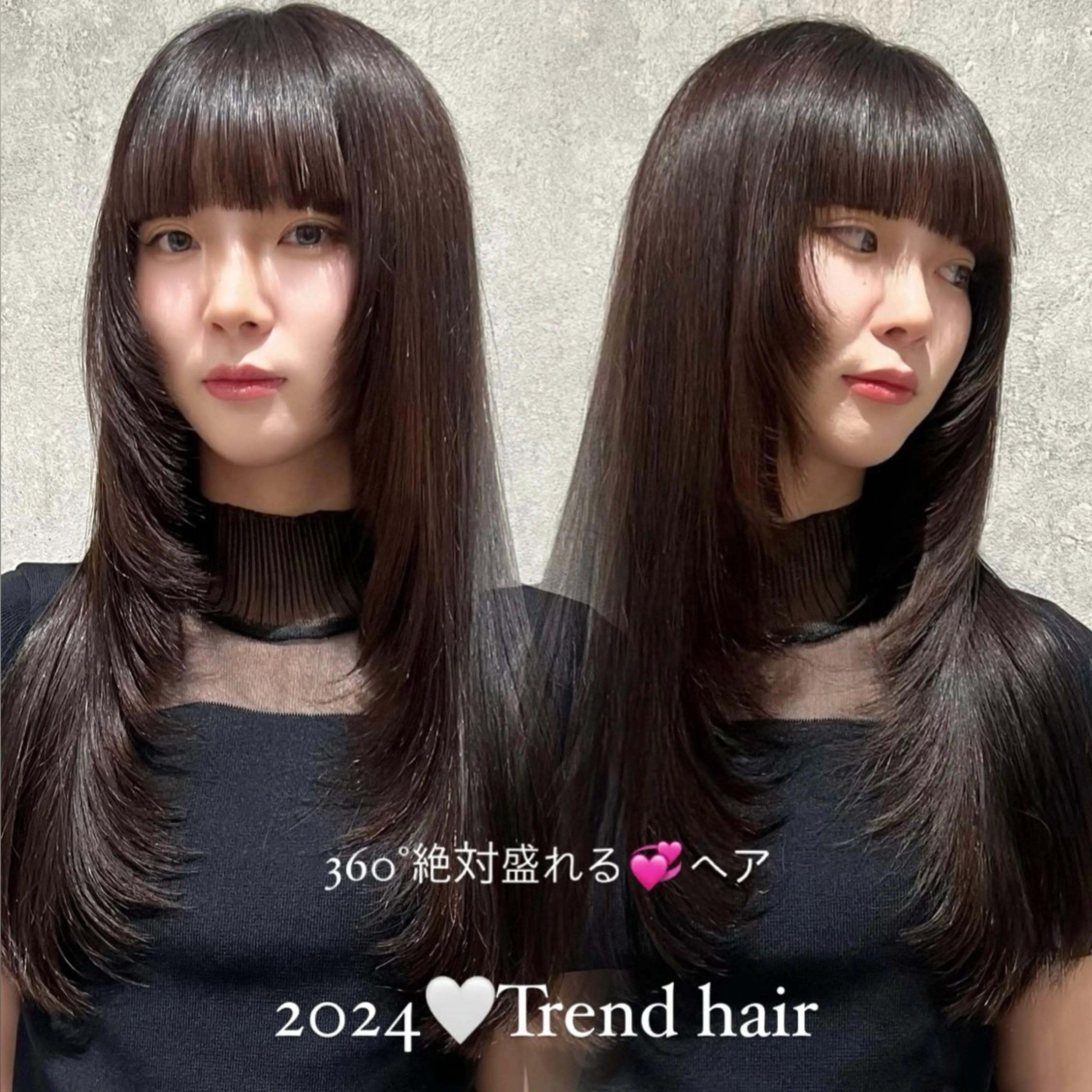 ロング カット AI TOKYO　S所属・mizuki 【韓国レイヤー】のヘアスタイル