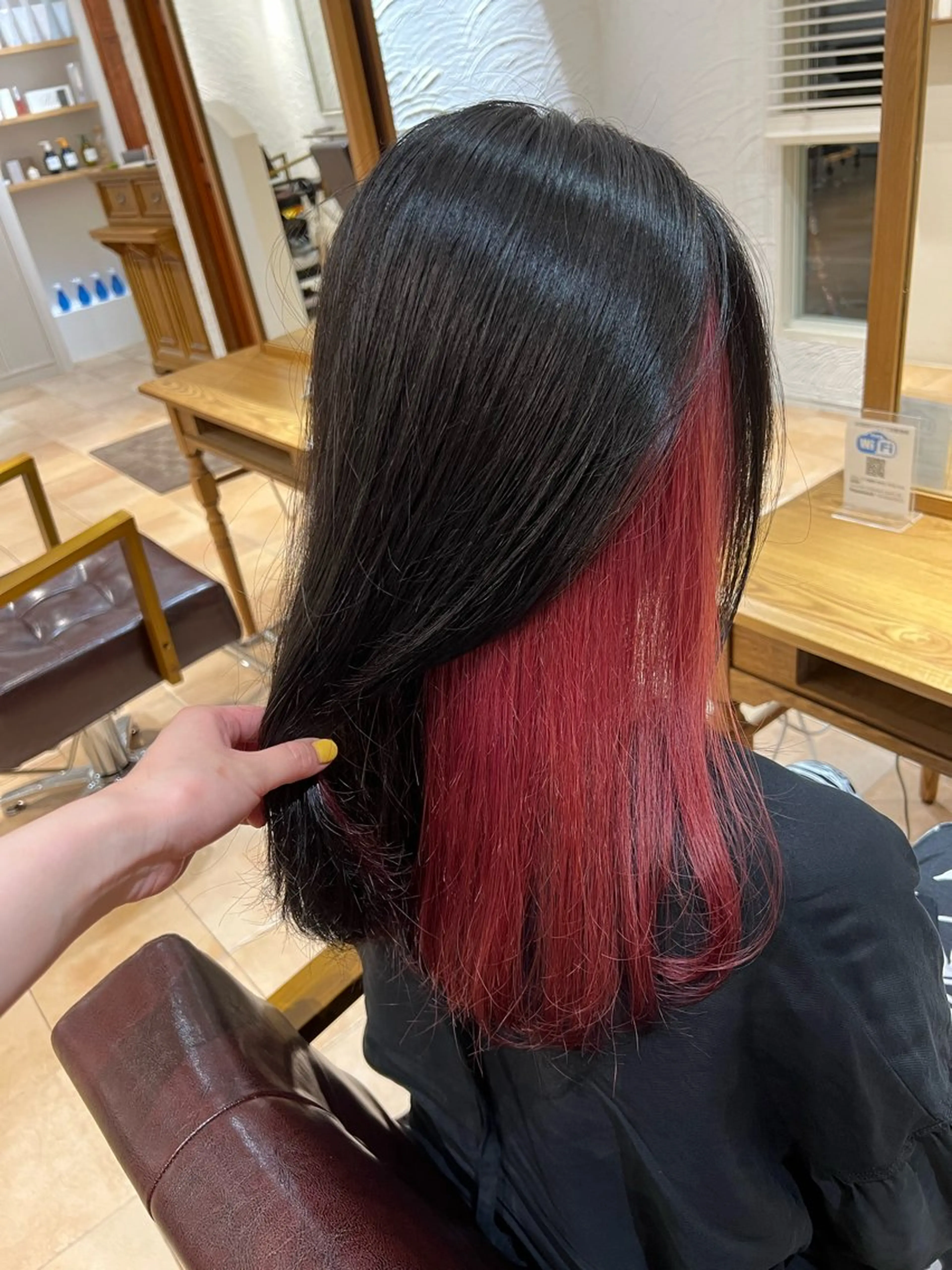 ミディアム カラー 🥀韓国ヘア🥀 宮津真菜のヘアスタイル