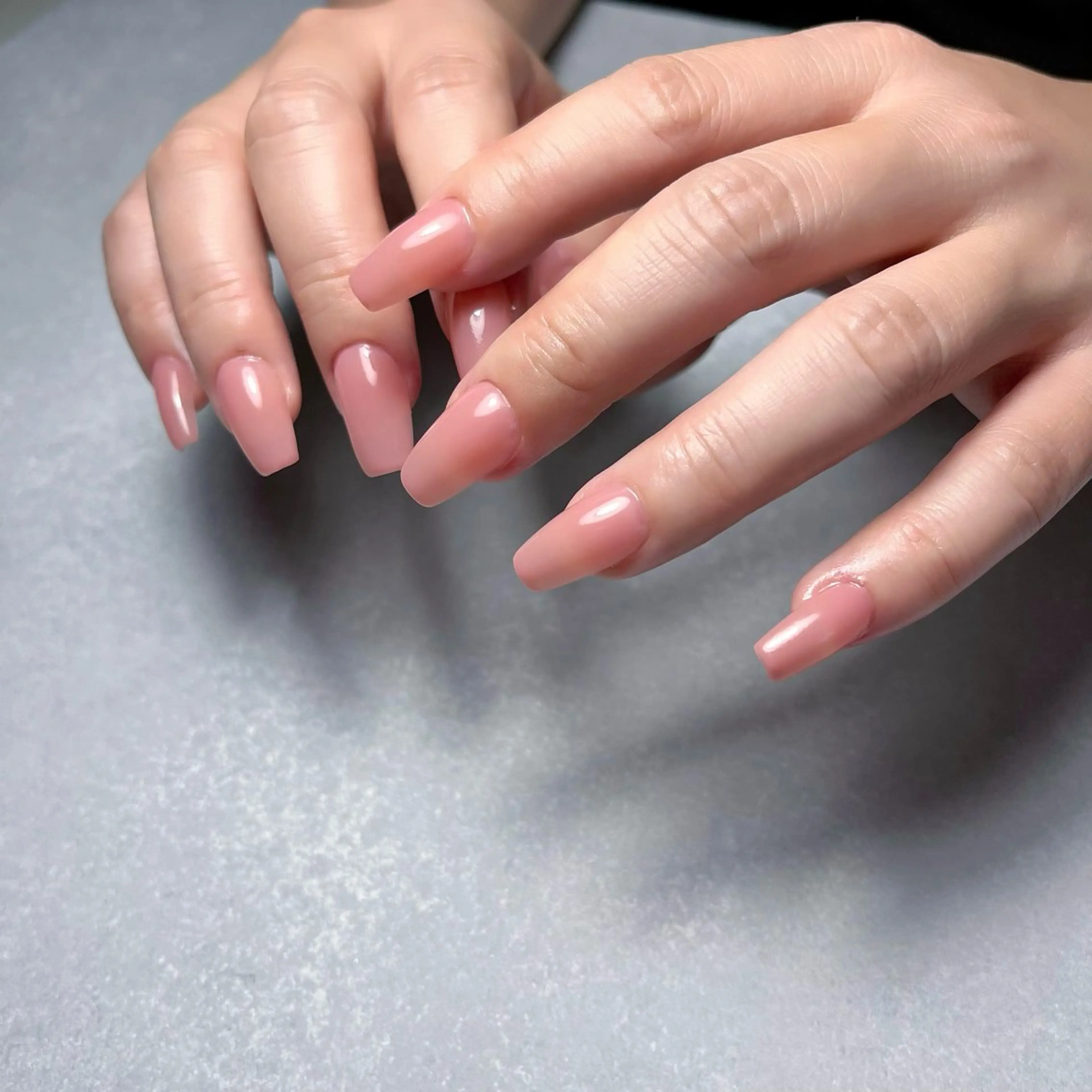 ネイル 長さ出し ロングネイル スカルプネイル nine.🦋 YUKOのネイルデザイン