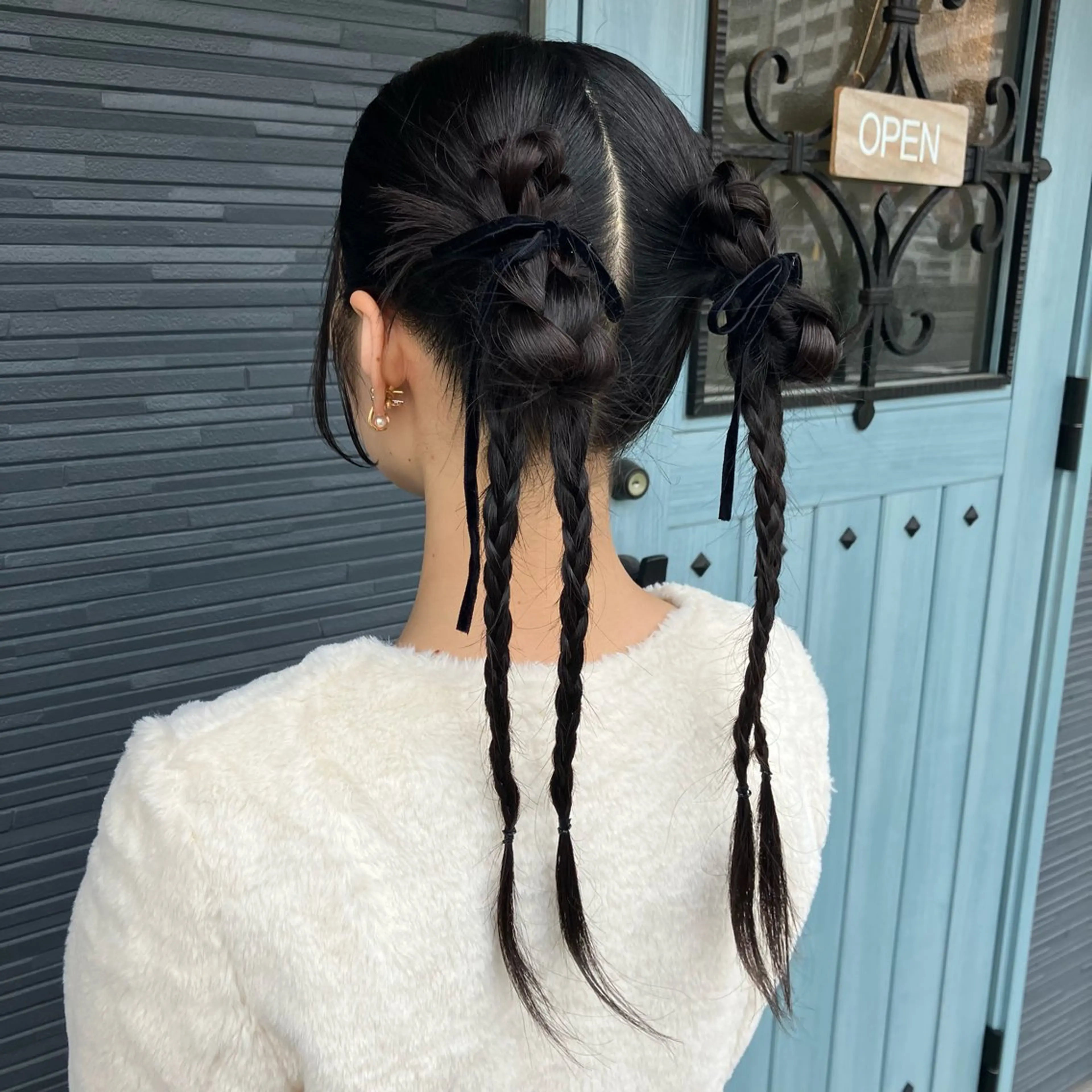 ヘアアレンジ ヘアセット ナチュラルヘア 🌱/久留米/あまのヘアスタイル