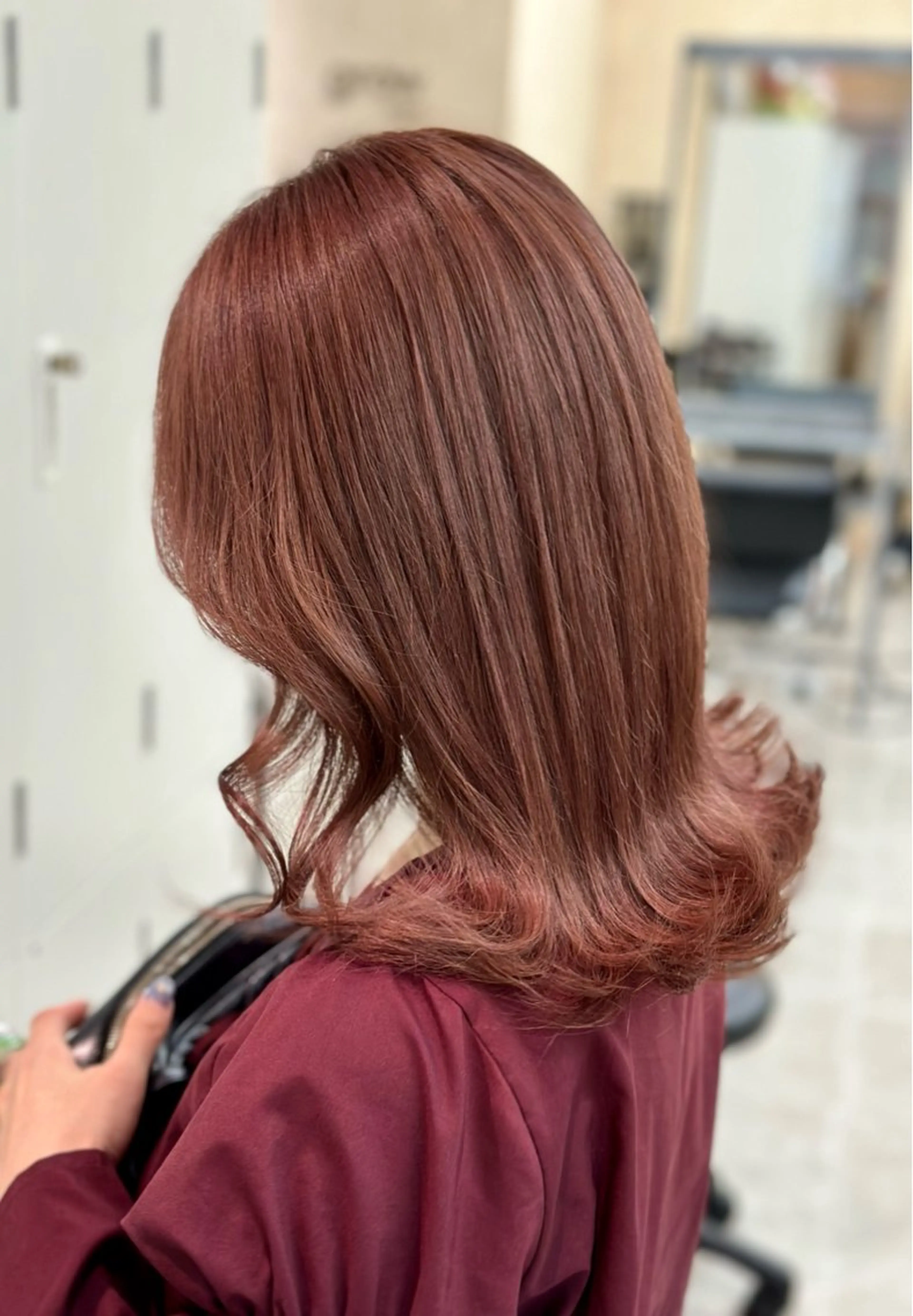 ミディアム カラー 🤍透明感カラー🤍 Moeのヘアスタイル