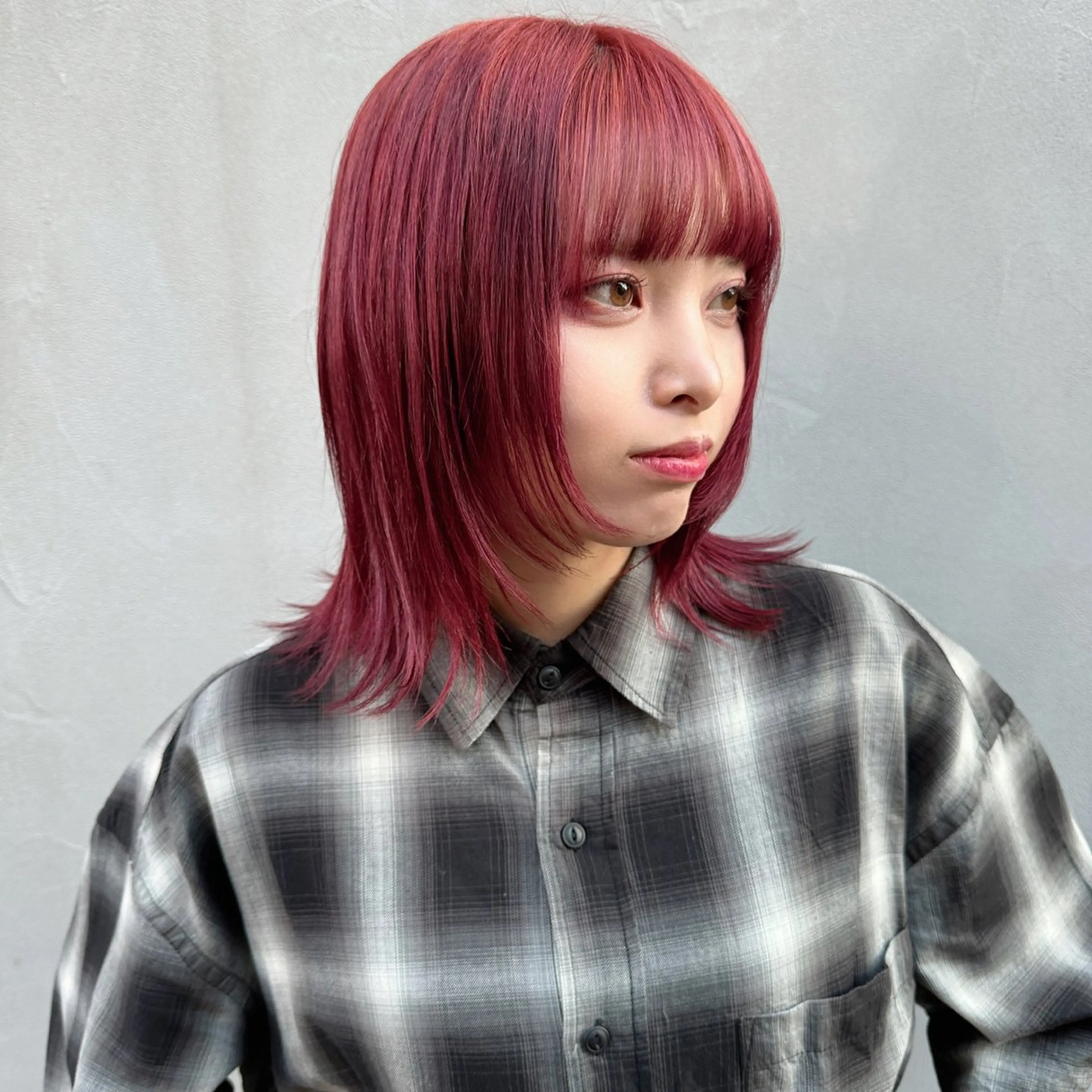 ミディアム カラー FBeauty 青山店所属・パーマ特化美容師 表参道のヘアスタイル