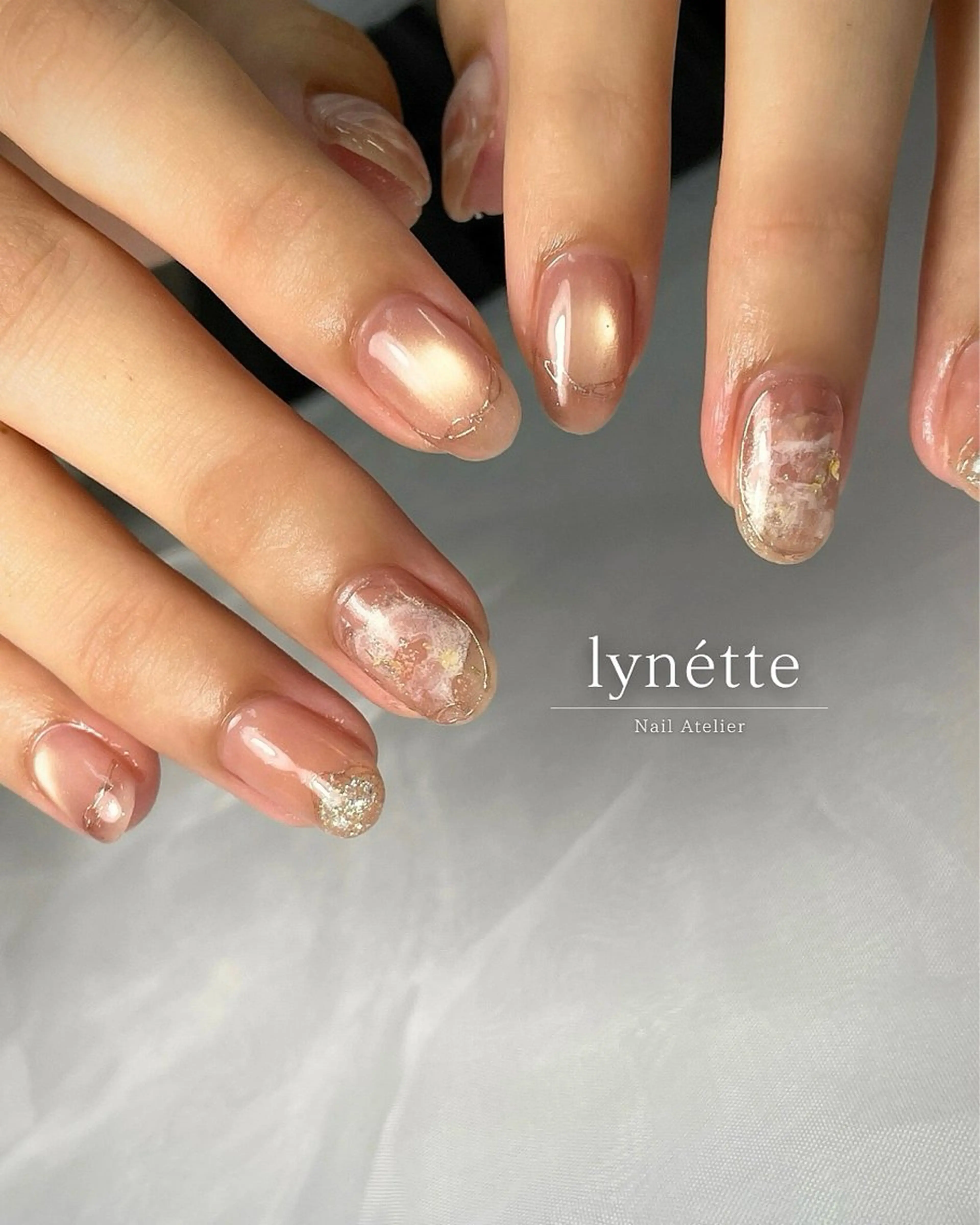 ネイル ニュアンスネイル lynétte 那覇ネイルサロンのネイルデザイン