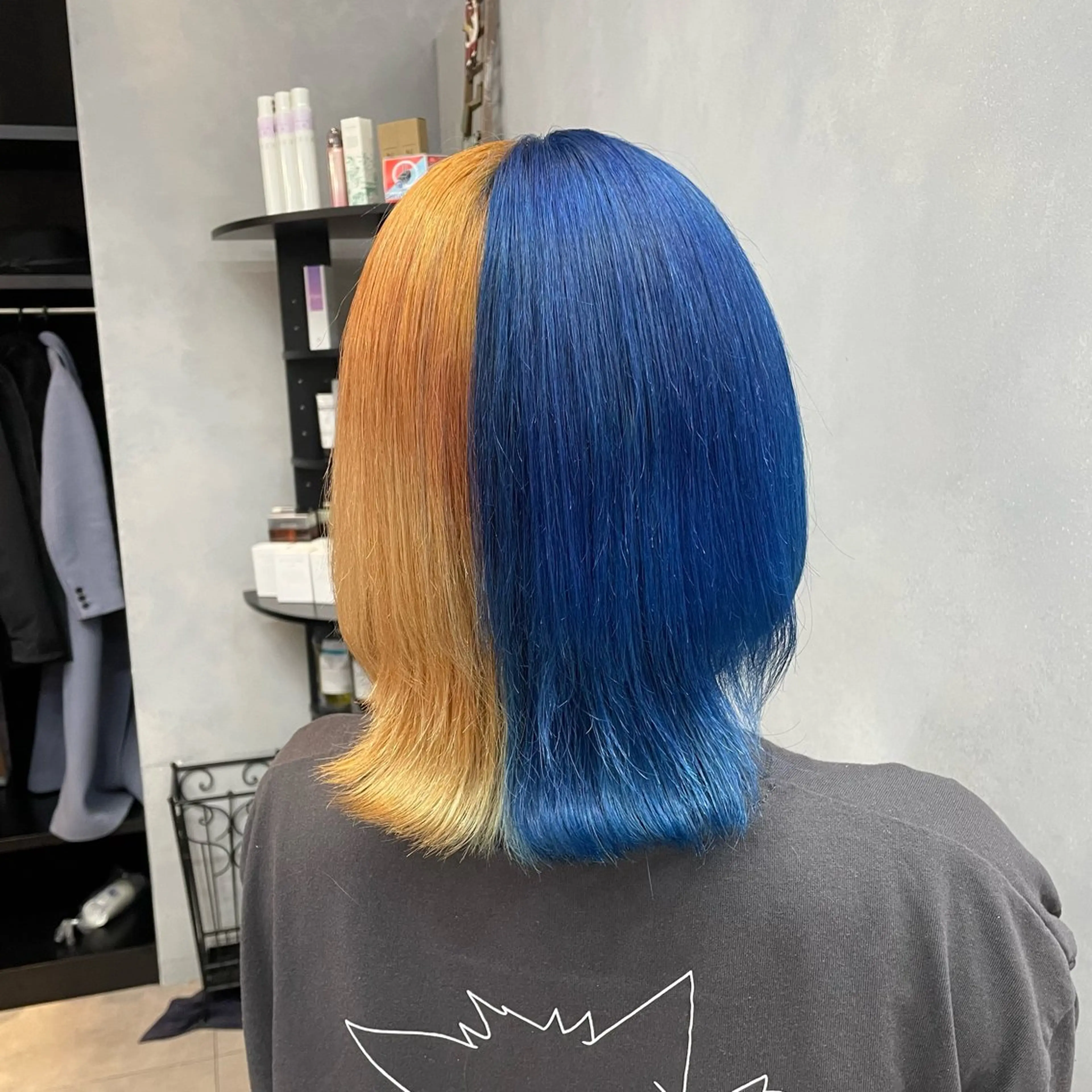 ミディアム ヘアカラー 🫧艶髪/ブリーチ 🐳honami🫧のヘアスタイル