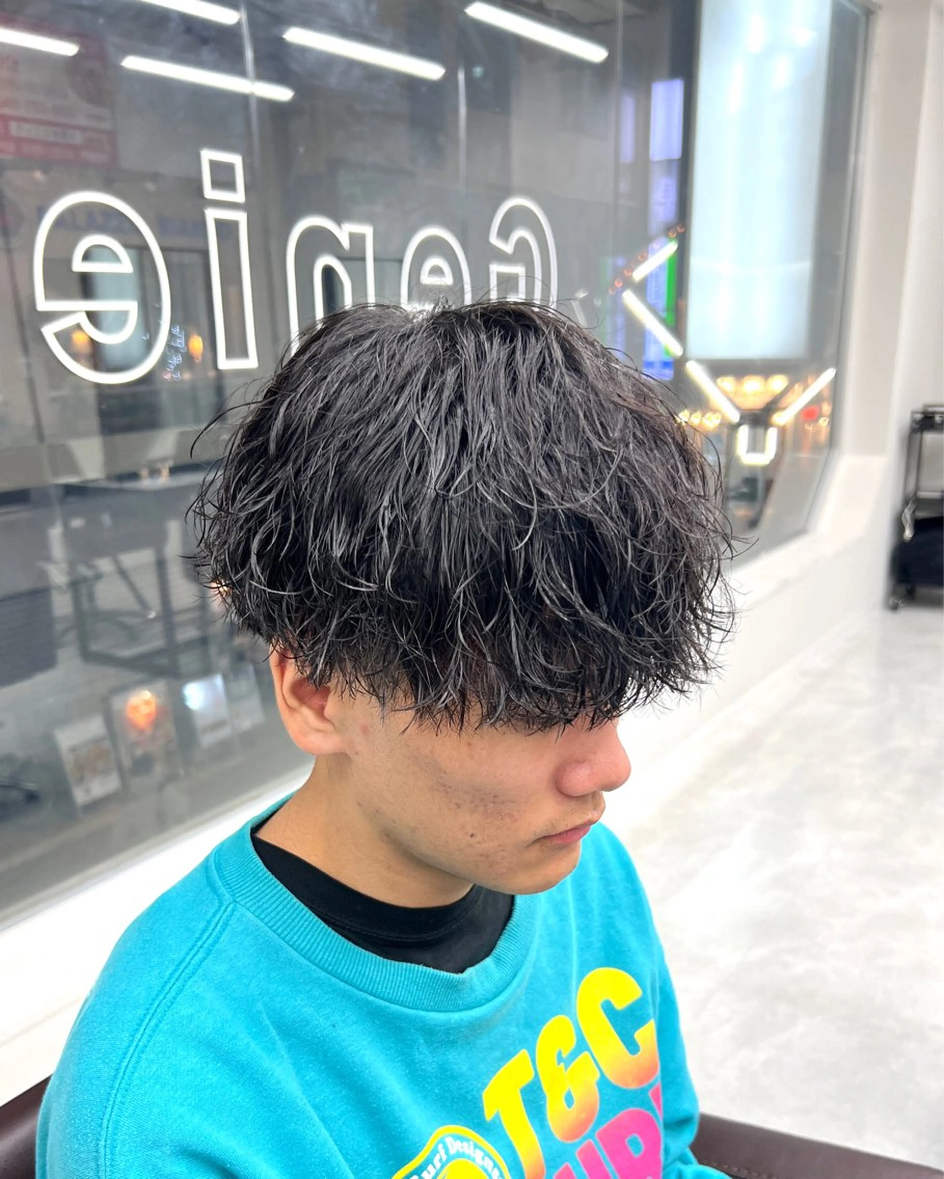 パーマ メンズ カット パーマ トリートメント ヘッドスパ ヘアセット シャドウパーマ/ メンズ/KENTAのヘアスタイル