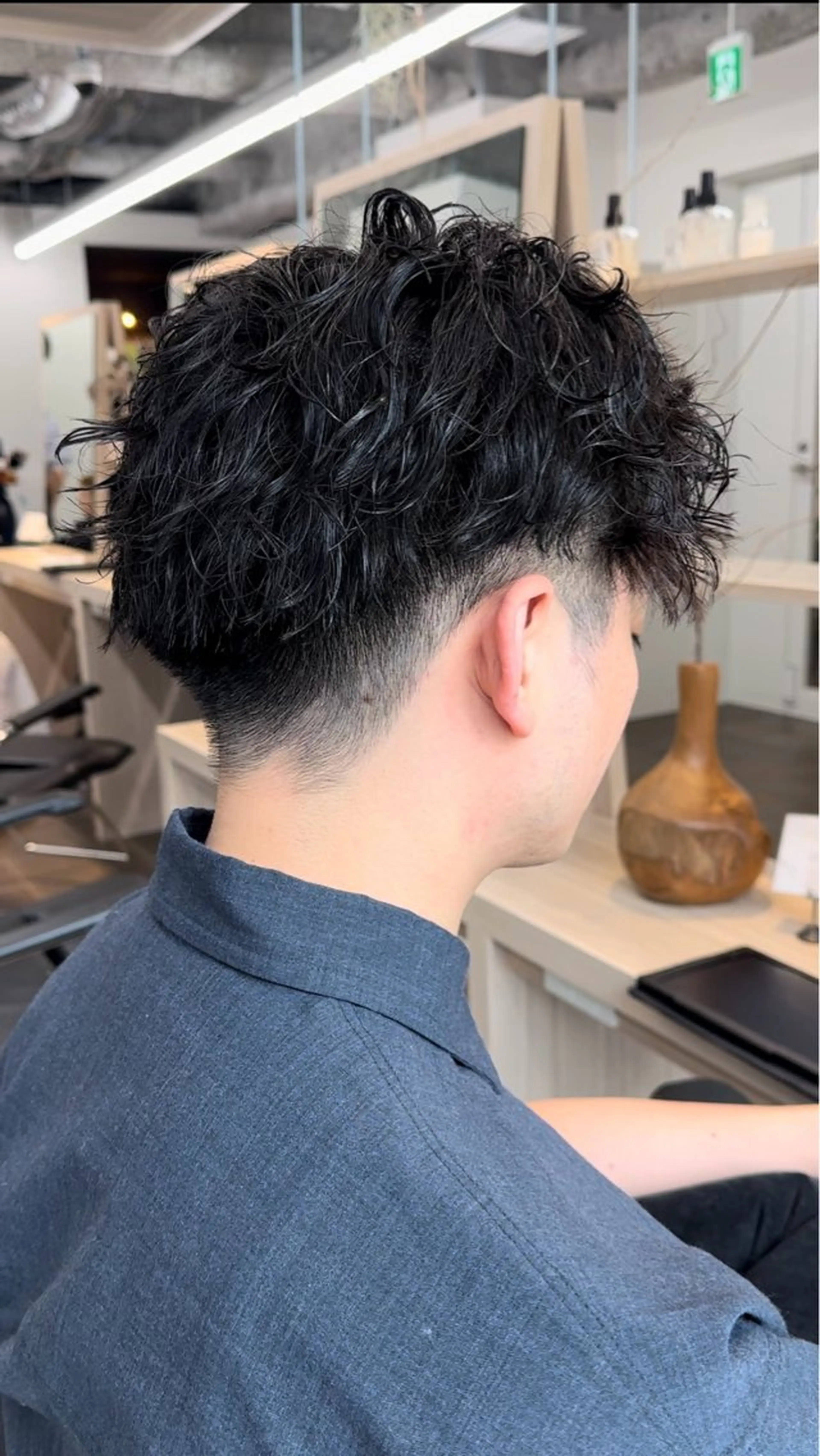 ショート パーマ メンズ カット パーマ 奥東巧真 /パーマスタイル✨のヘアスタイル