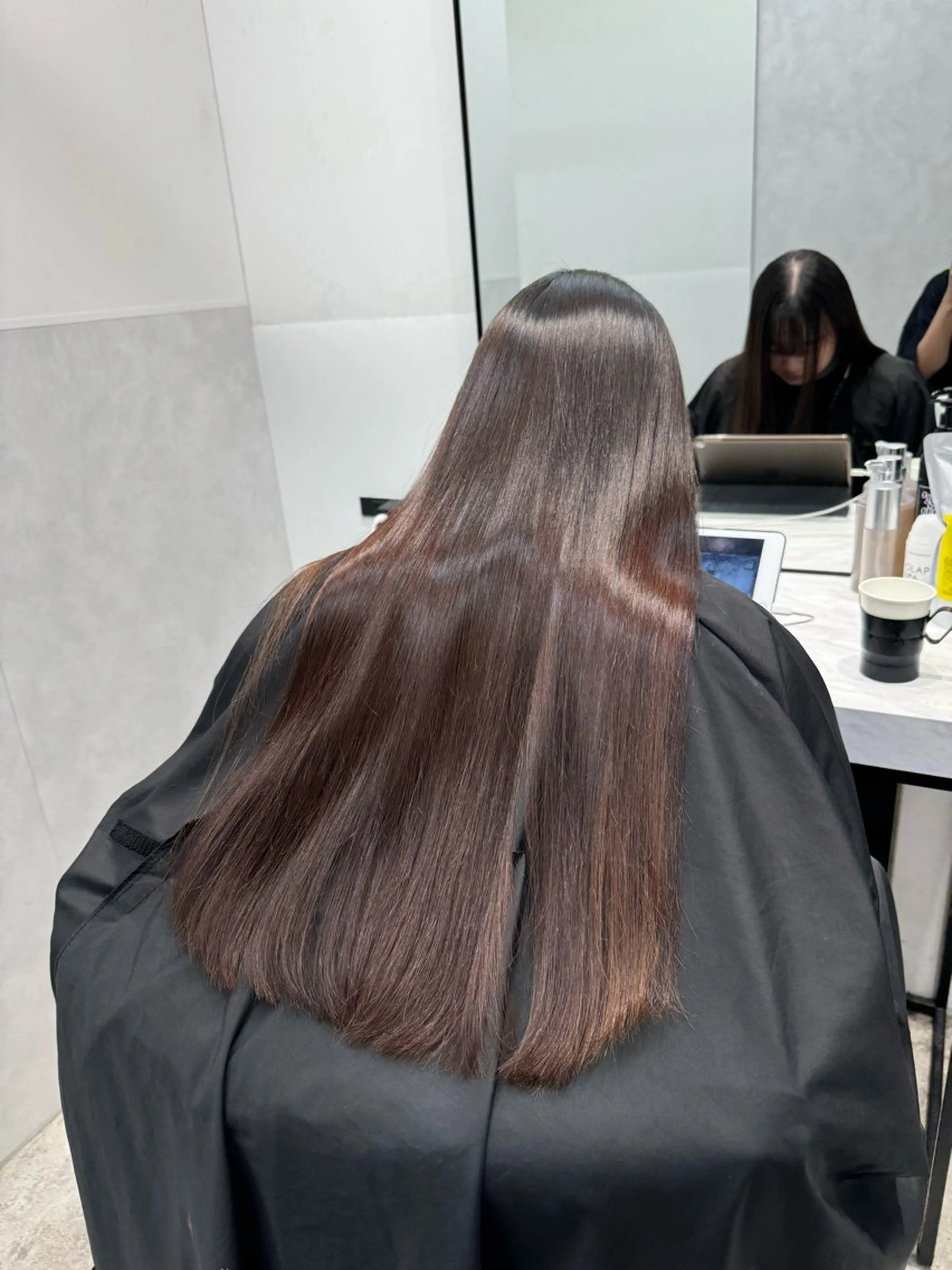 ロング salowin 渋谷　joule所属・美髪矯正 韓国レイヤーのヘアスタイル