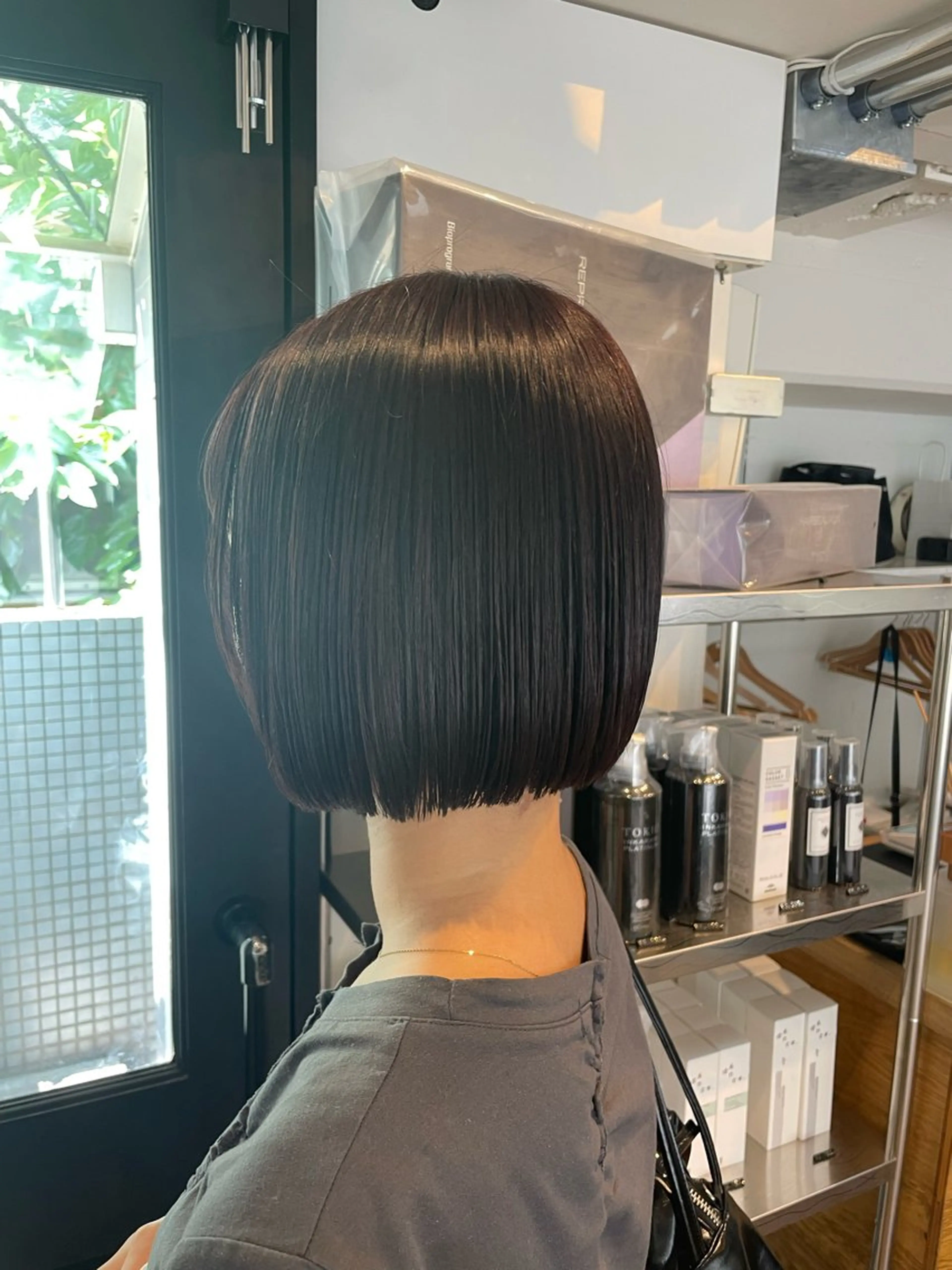 ショート ボブ yu-kaハッシュ カット/韓国レイヤーのヘアスタイル