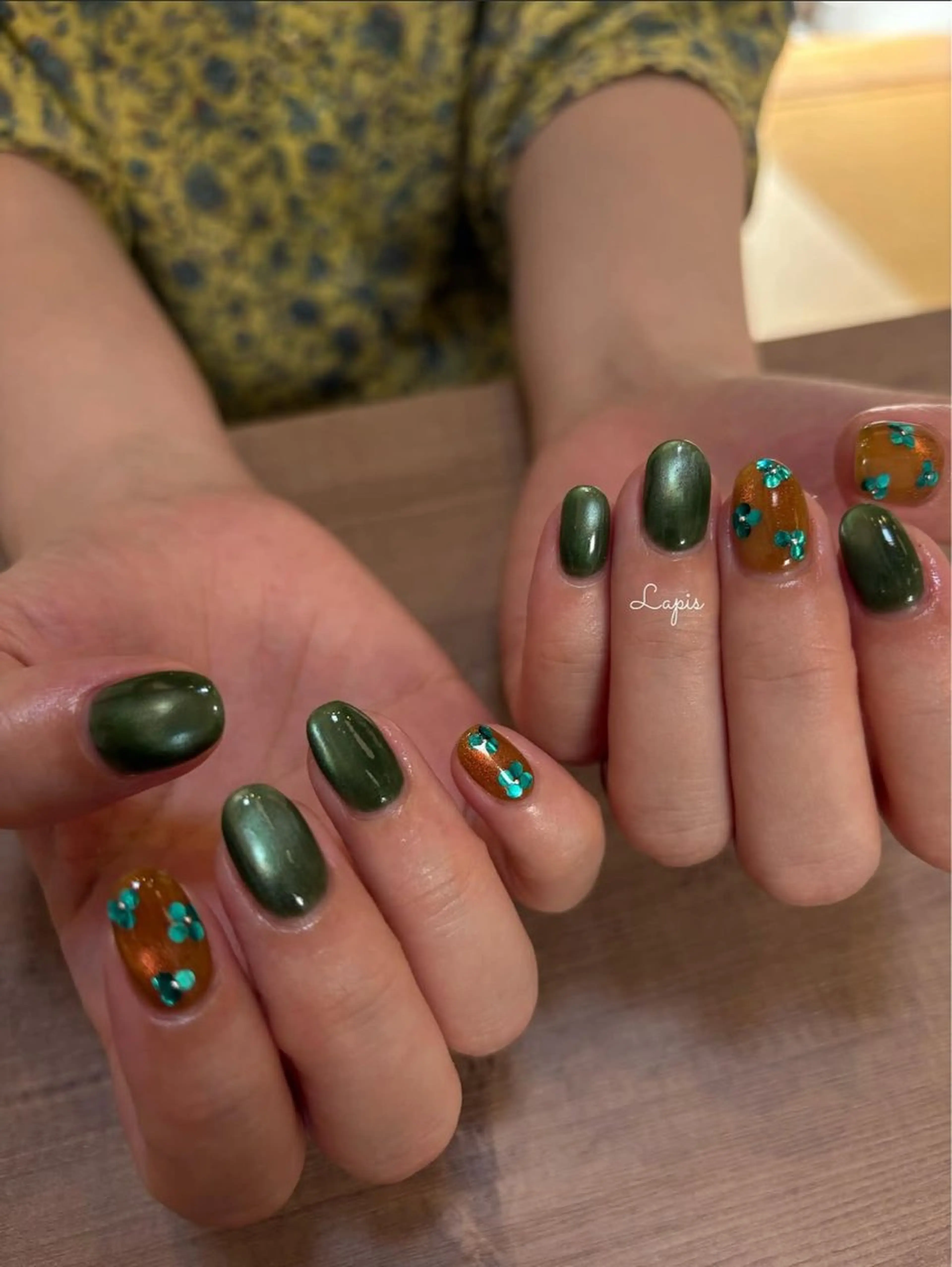 ネイル ハンドネイル Lapis *のネイルデザイン