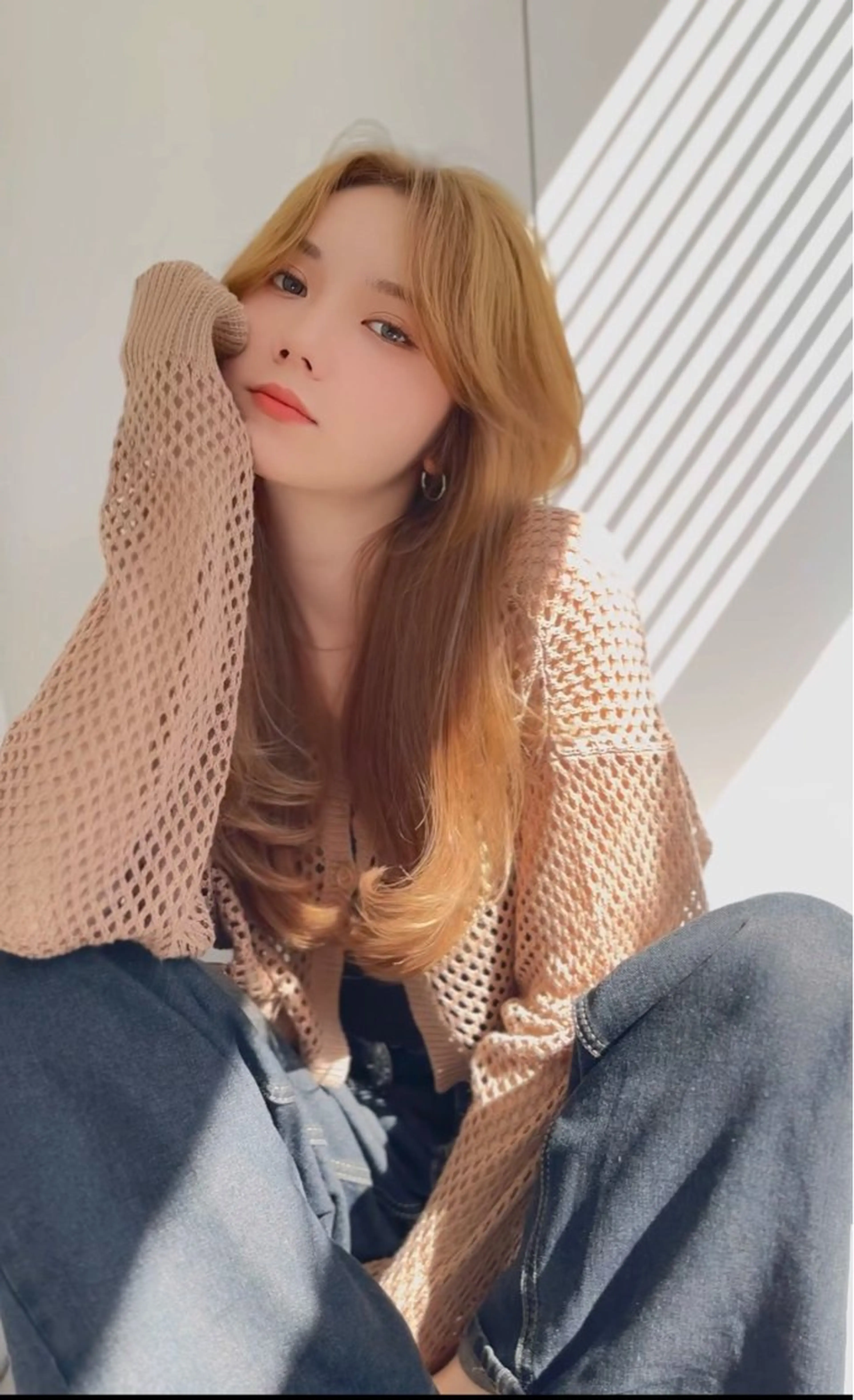 ロング カラー ヘアアレンジ 前髪顔まわりカット 🌈中村海聖のヘアスタイル