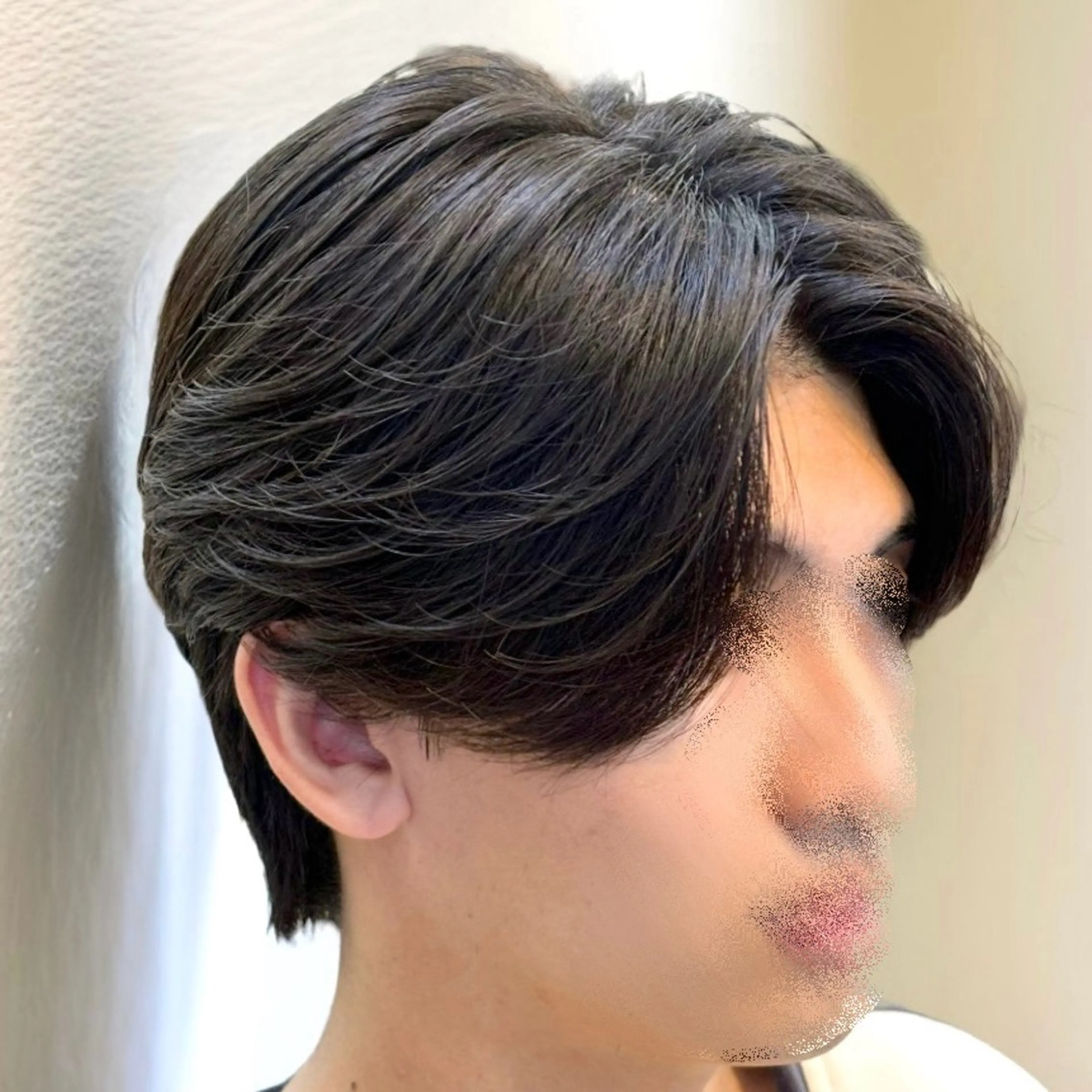 パーマ メンズ センターパート メンズパーマ ニュアンスパーマ カット パーマ Vicke所属・メンズ専門/韓国風 ❤️‍🔥吉野あいかのヘアスタイル