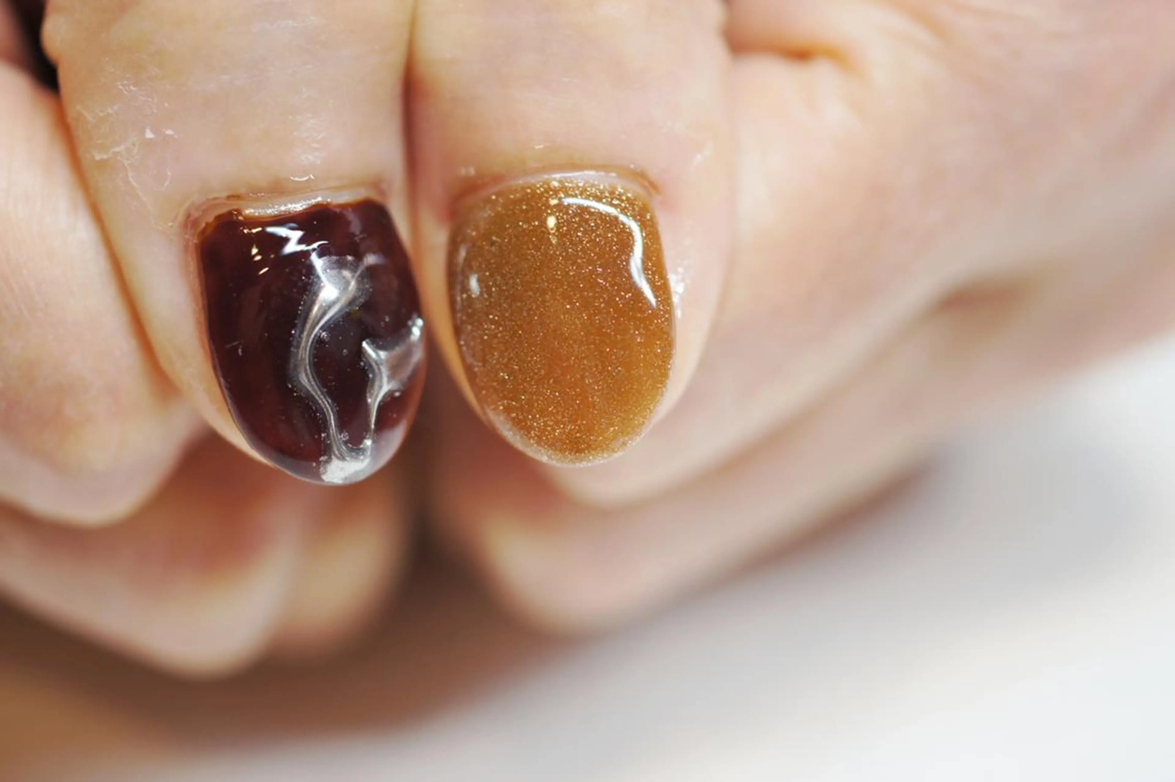 ネイル マグネットネイル ニュアンスネイル nails muu まゆのネイルデザイン